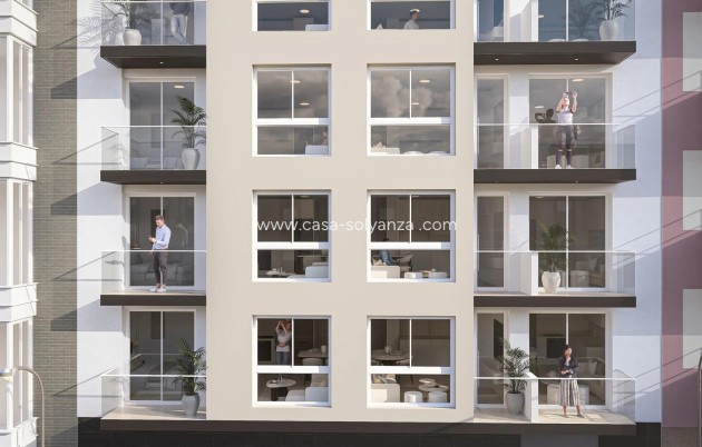 Apartment / flat - New Build - Torrevieja - Center