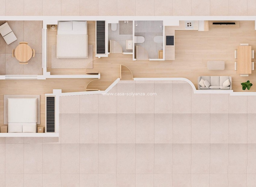 Herverkoop - Appartement / flat - Alicante - Carolinas Bajas