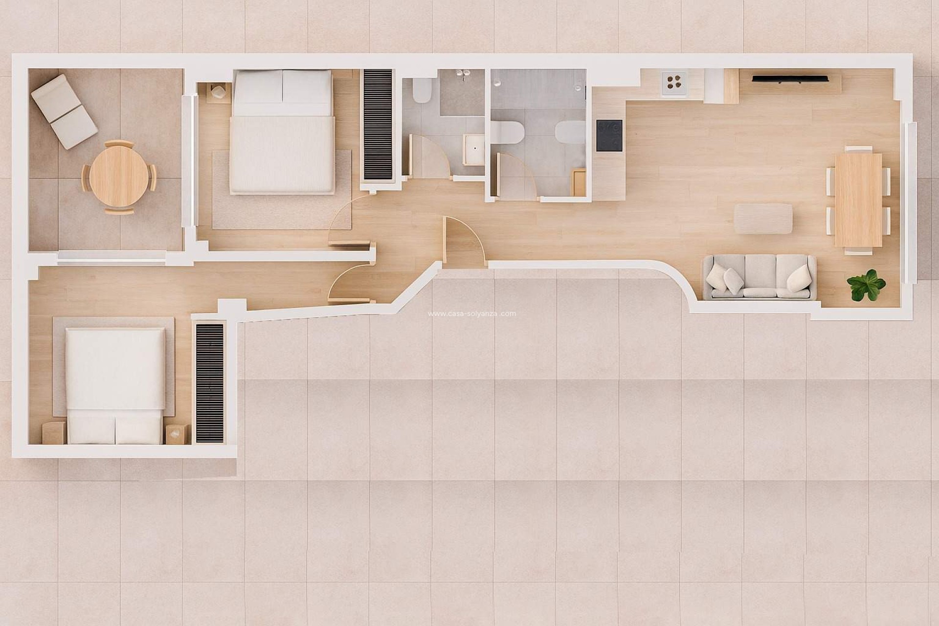 Herverkoop - Appartement / flat - Alicante - Carolinas Bajas