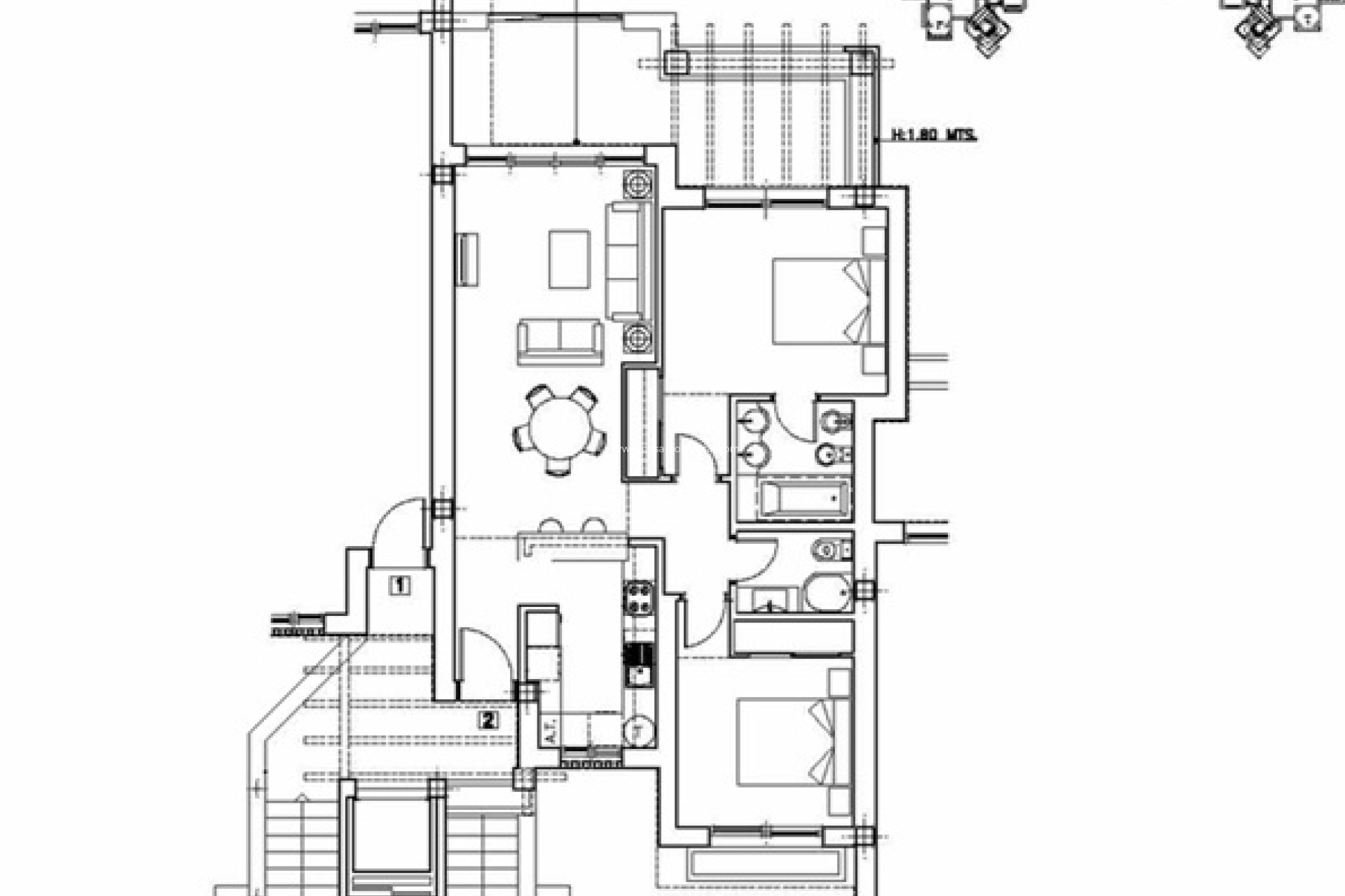Herverkoop - Appartement / flat - Mar Menor Golf - Inland