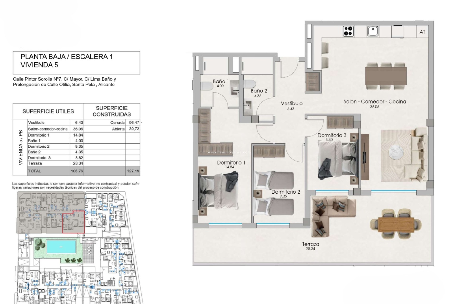 Herverkoop - Appartement / flat - Santa Pola