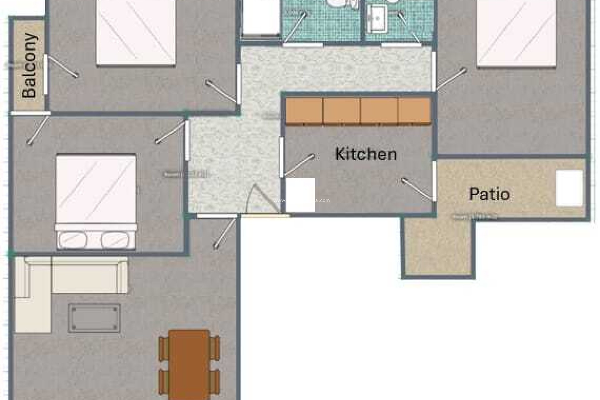 Herverkoop - Appartement / flat - Torrevieja - Habaneras