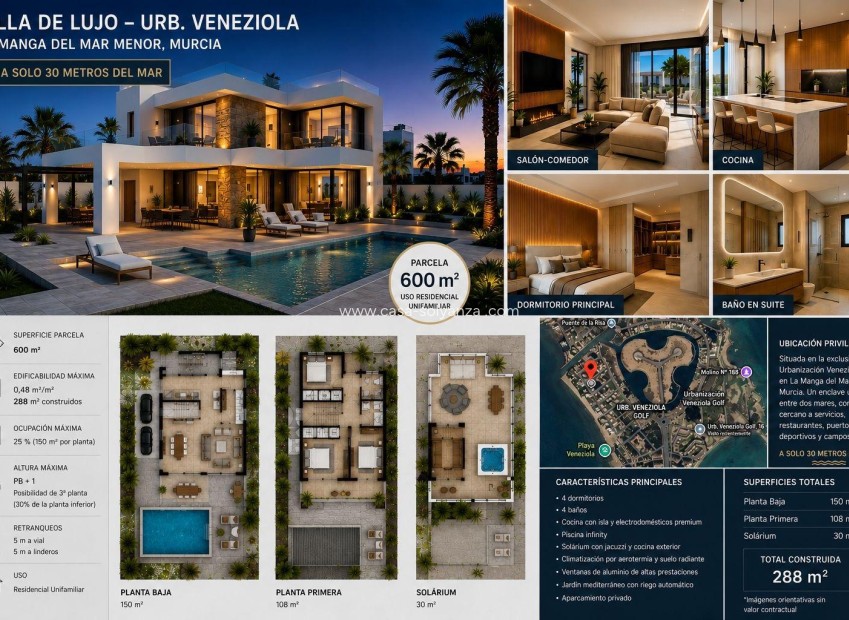 Herverkoop - Land - La Manga del Mar Menor - Playa Del Esparto-veneziola