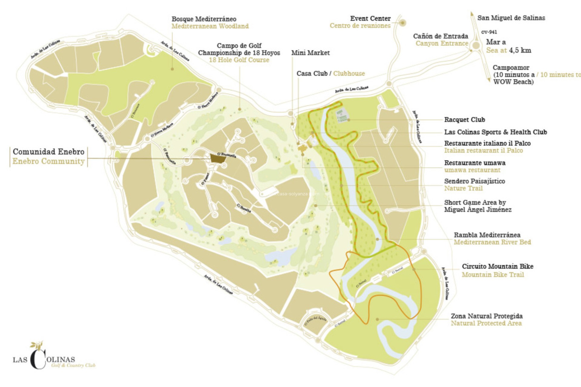 Herverkoop - Villa - Las Colinas Golf Resort