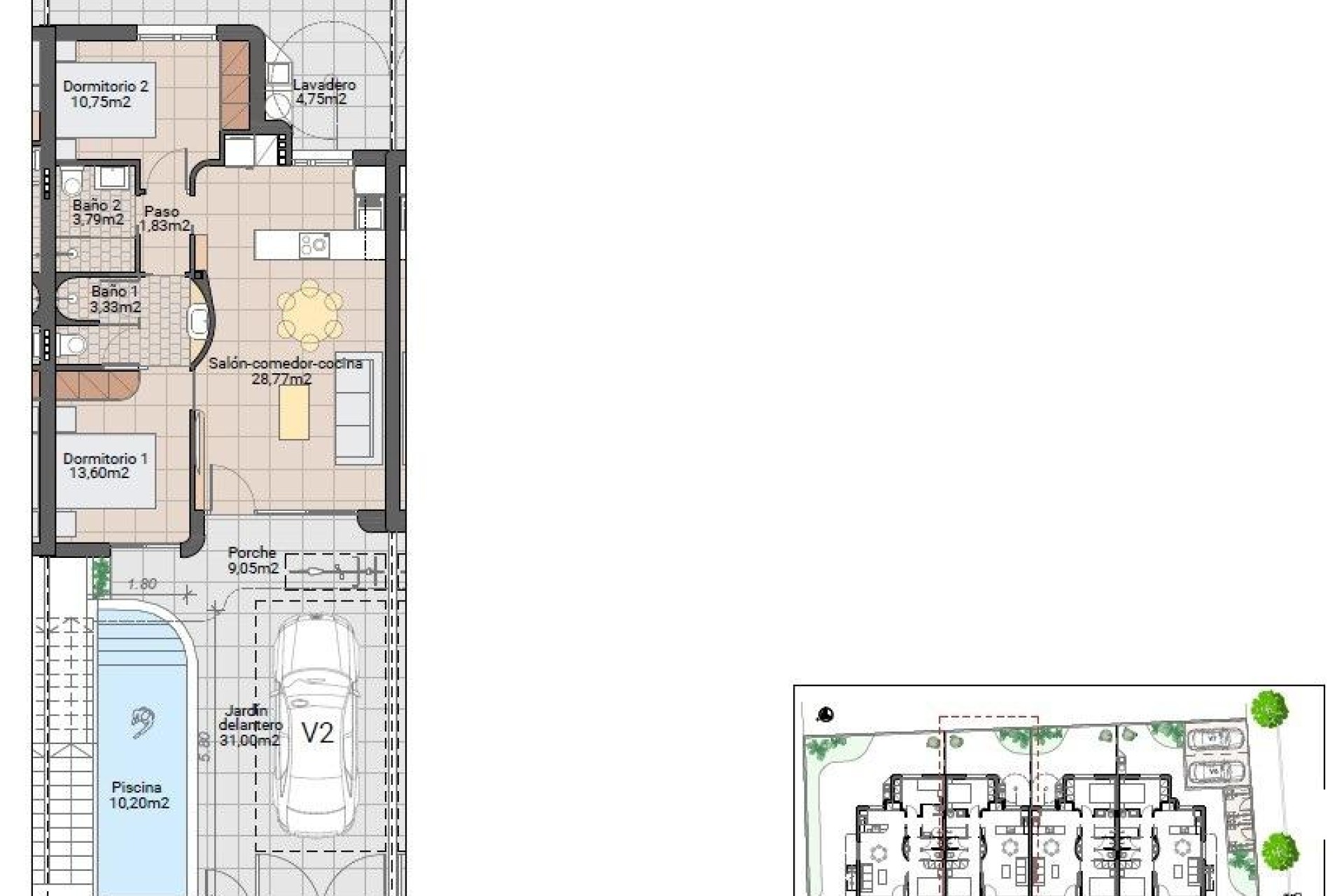 Neue Gebäude - Bungalow - Pilar de la Horadada - pueblo