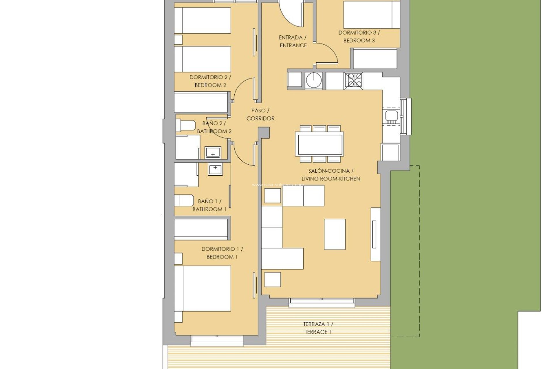 Neue Gebäude - Ground Floor Bungalow - Orihuela - Vistabella Golf