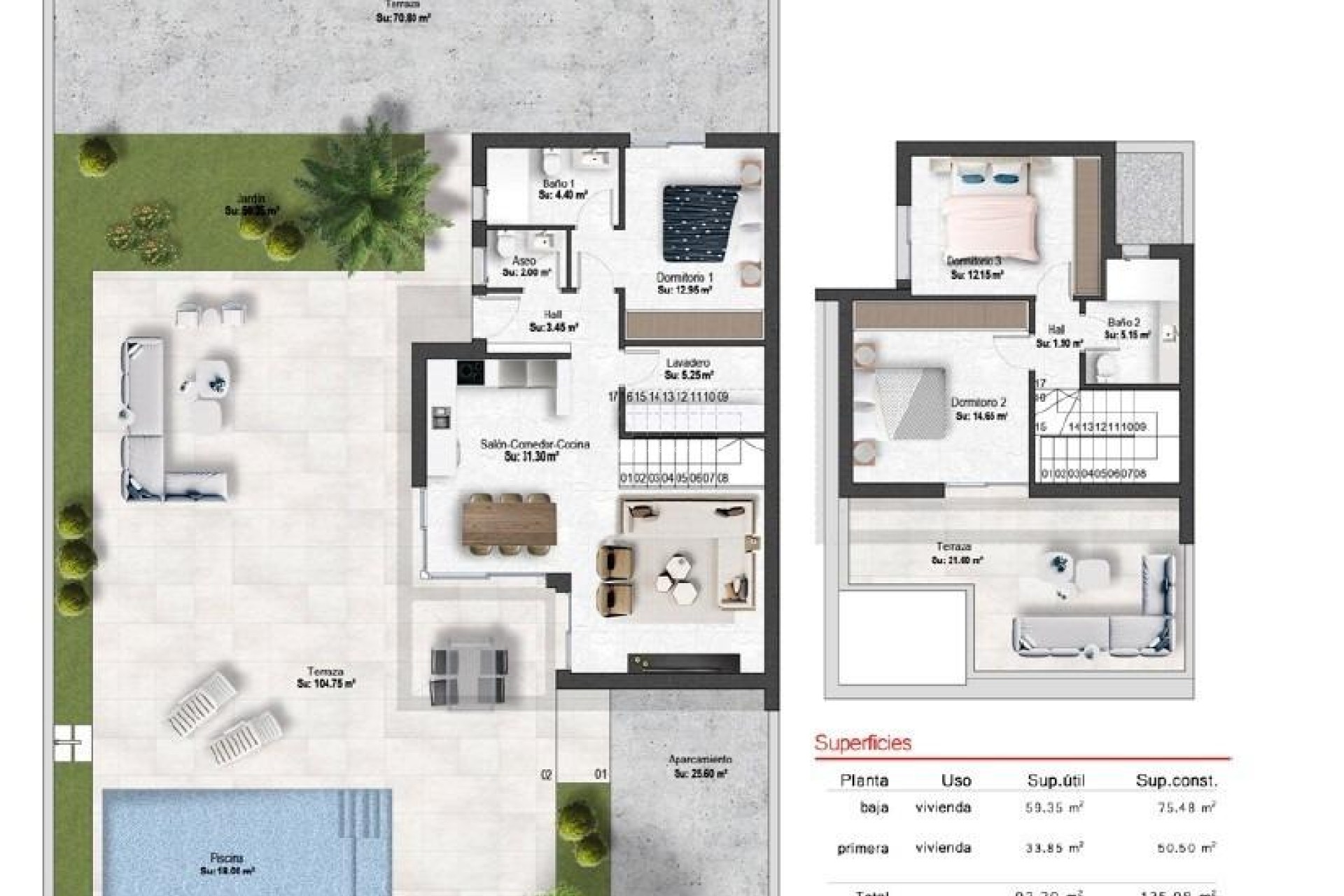 Neue Gebäude - Villa - Banos y Mendigo - Altaona Golf