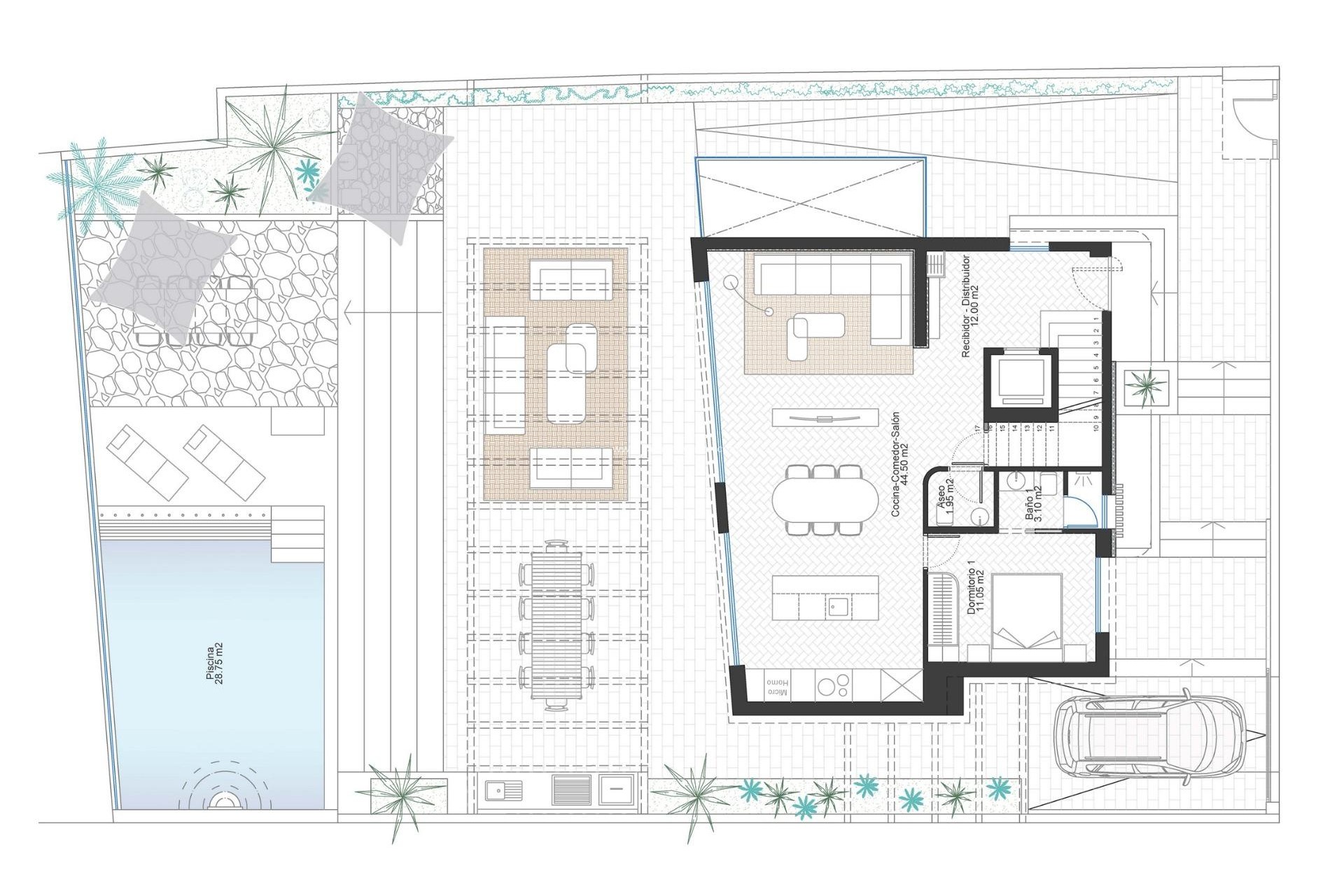 Neue Gebäude - Villa - Cabo de Palos - Cala Flores