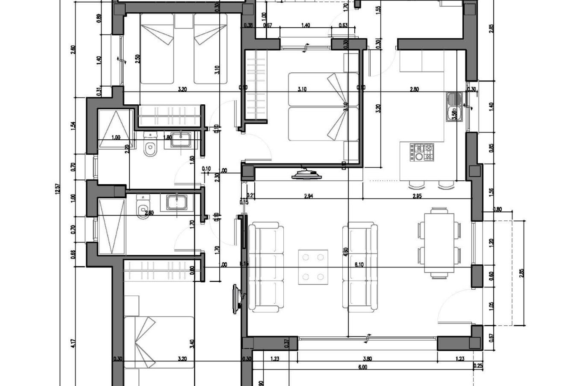 Neue Gebäude - Villa - Rafal - polideportivo