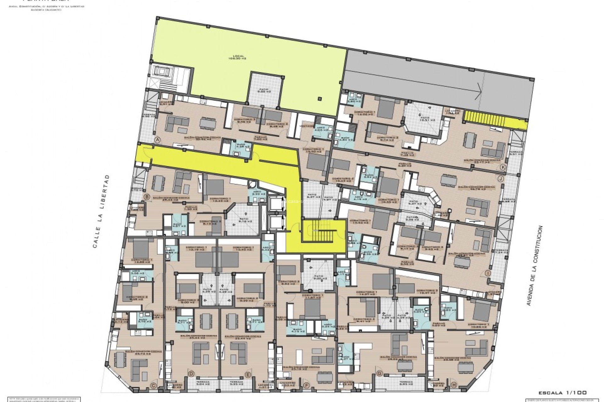 Neue Gebäude - Wohnung - Algorfa