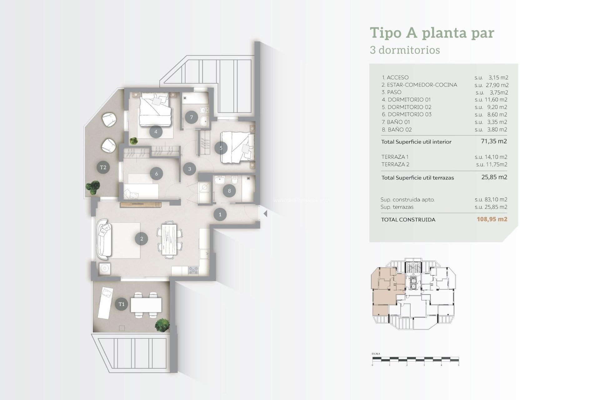 Neue Gebäude - Wohnung - Calpe - Playa Cantal Roig