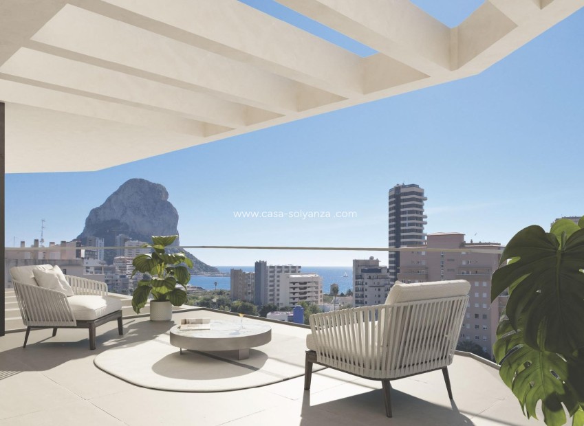 Neue Gebäude - Wohnung - Calpe - Playa Cantal Roig