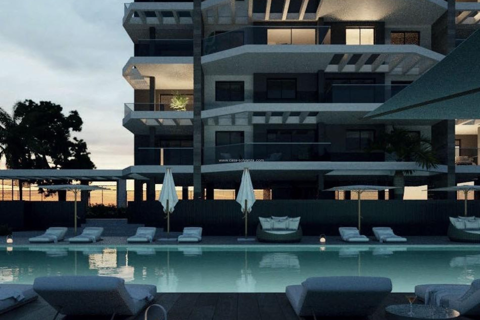 Neue Gebäude - Wohnung - Calpe - Playa Cantal Roig