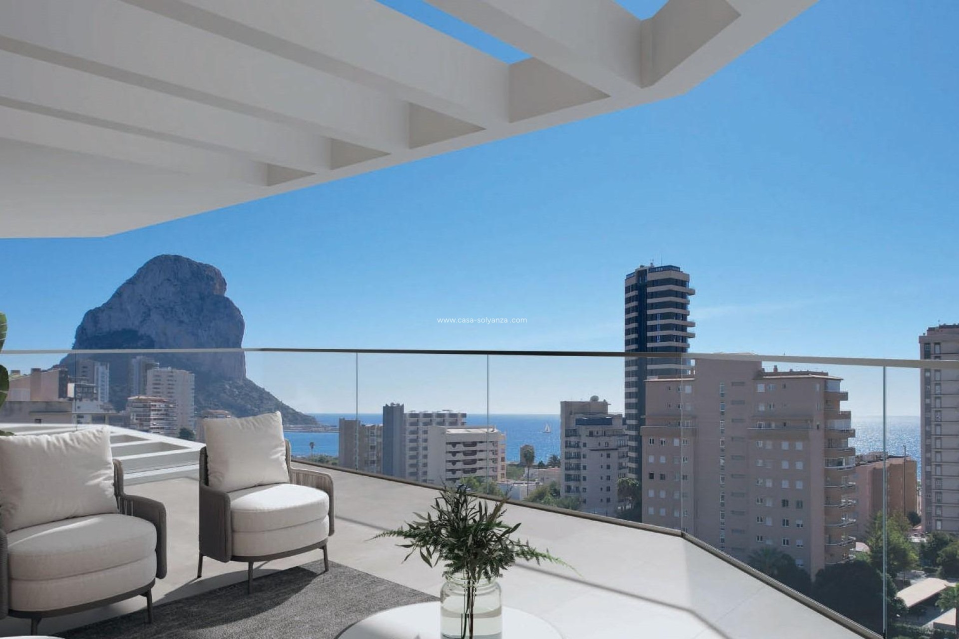 Neue Gebäude - Wohnung - Calpe - Playa Cantal Roig