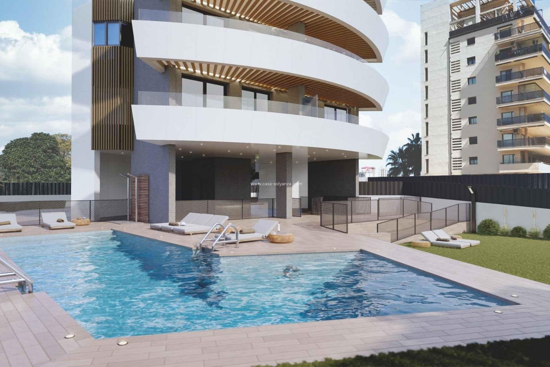 Neue Gebäude - Wohnung - Calpe - Playa Cantal Roig