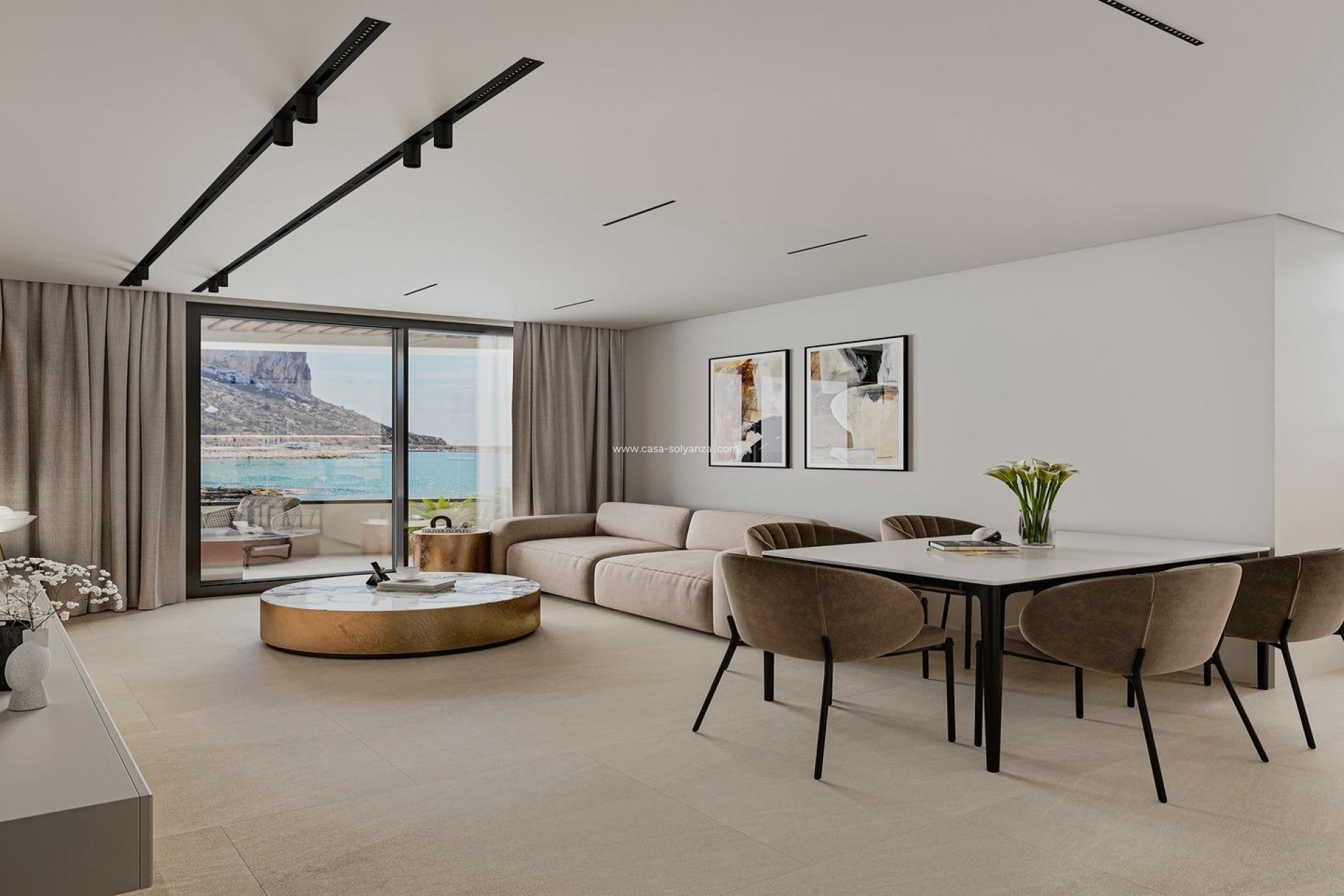 Neue Gebäude - Wohnung - Calpe - Playa Cantal Roig
