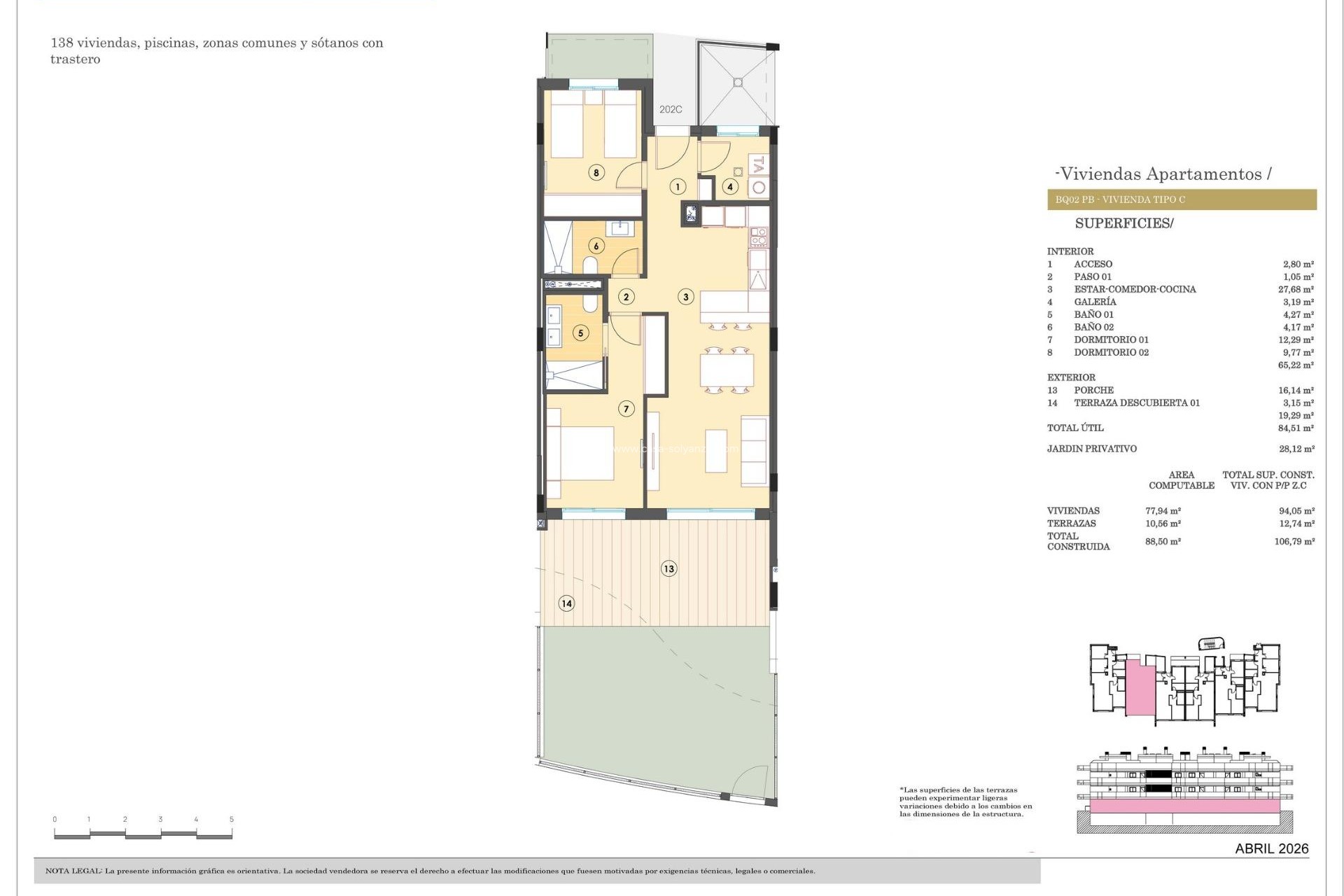 Neue Gebäude - Wohnung - Finestrat - Campana Garden