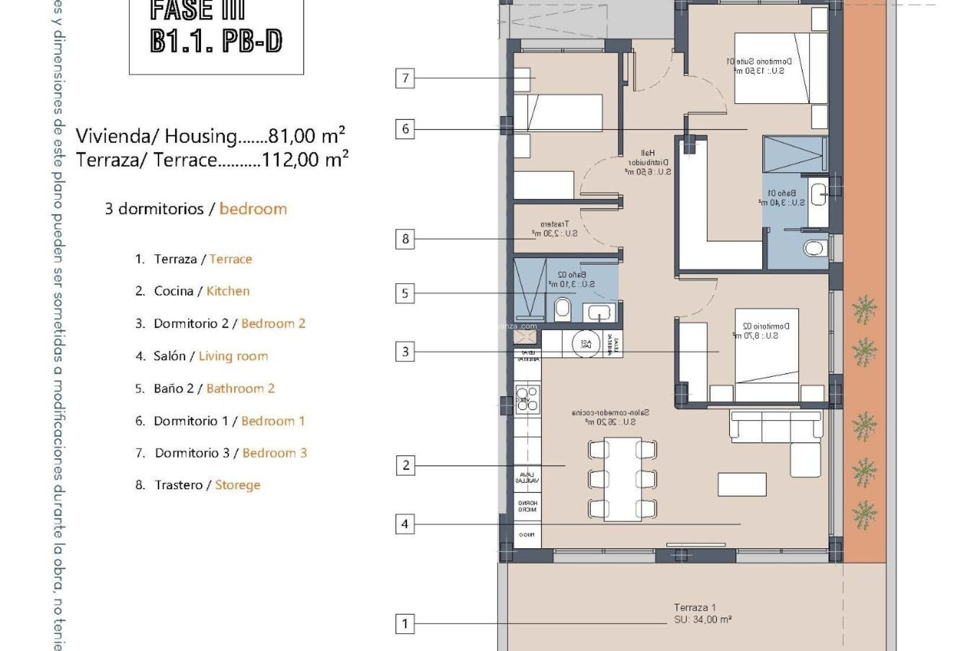 Neue Gebäude - Wohnung - Los Alcázares - La Serena Golf