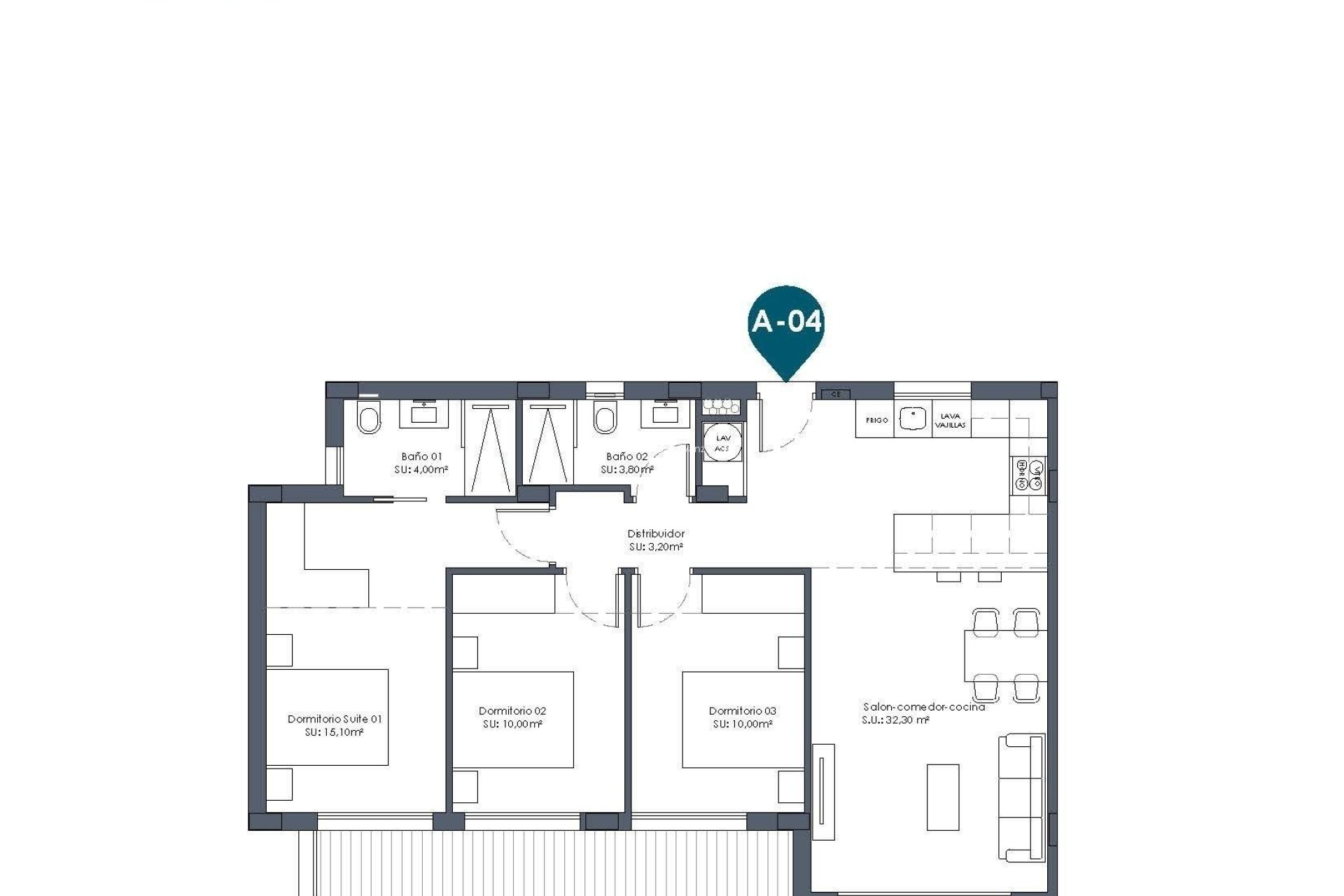 Neue Gebäude - Wohnung - Los Alcázares - Serena Golf