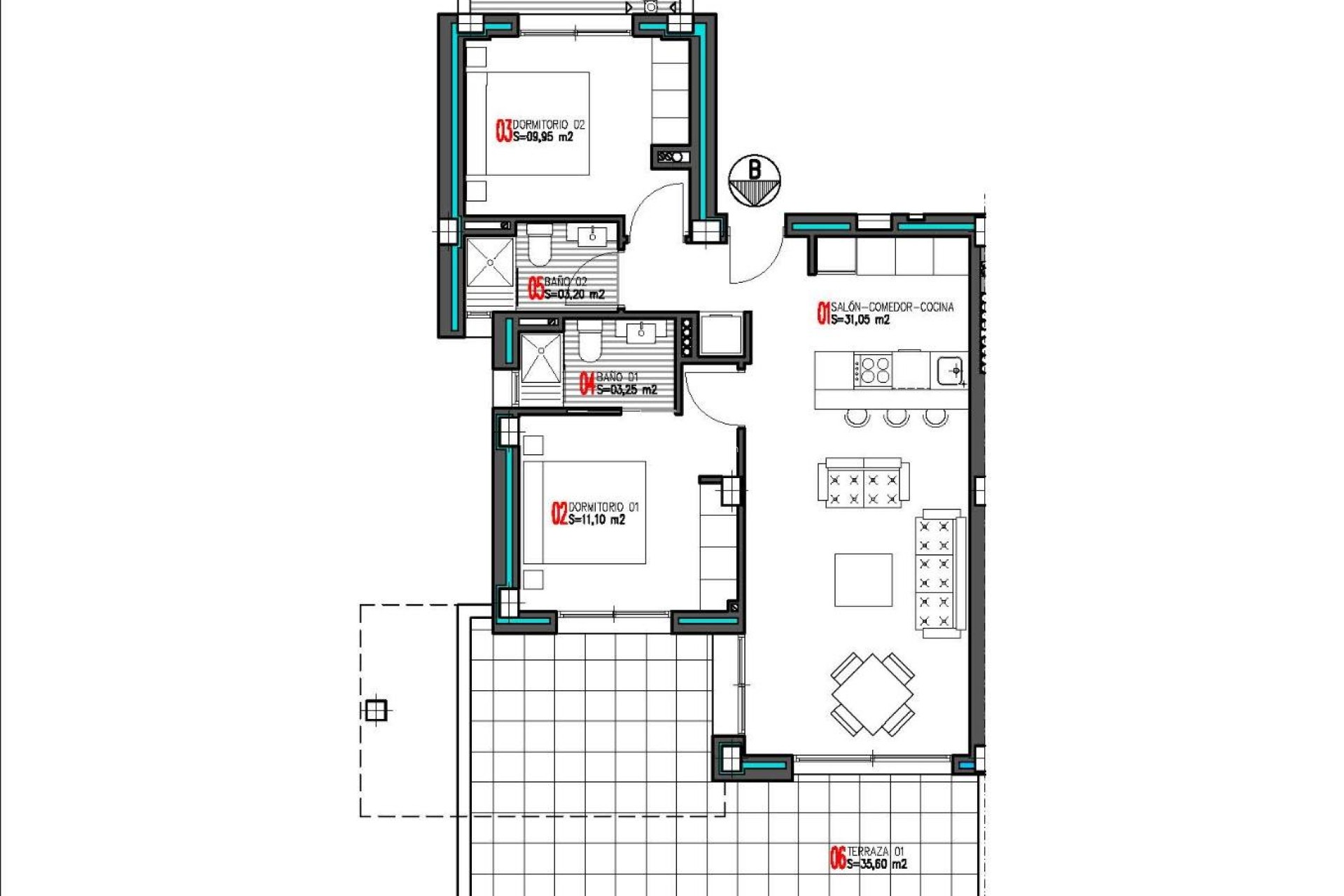 Neue Gebäude - Wohnung - Torrevieja - Aguas nuevas