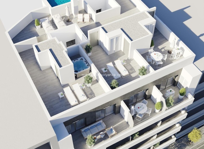 Neue Gebäude - Wohnung - Torrevieja - Center