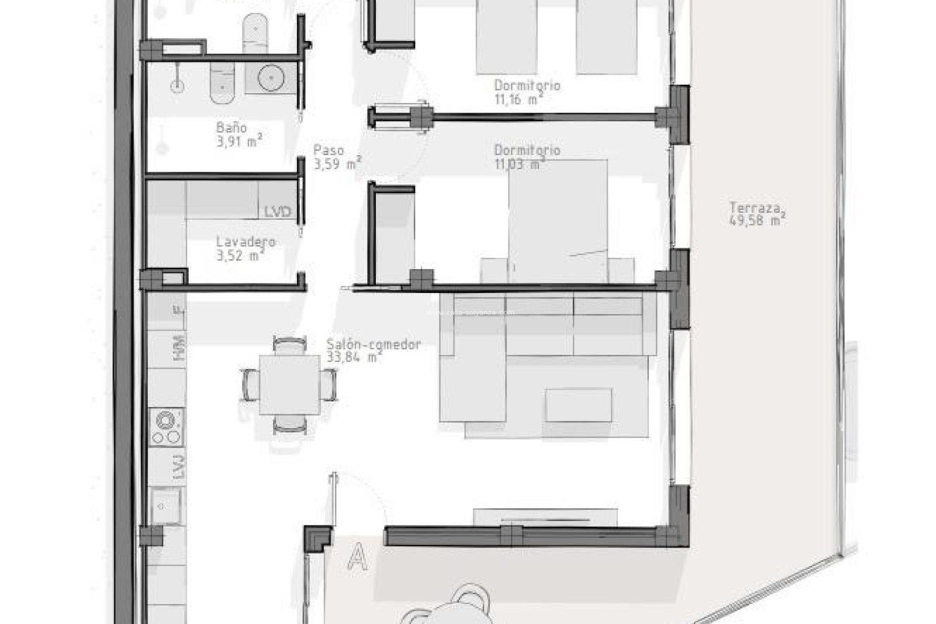 New Build - Apartment / flat - Aguilas - Playa del Hornillo
