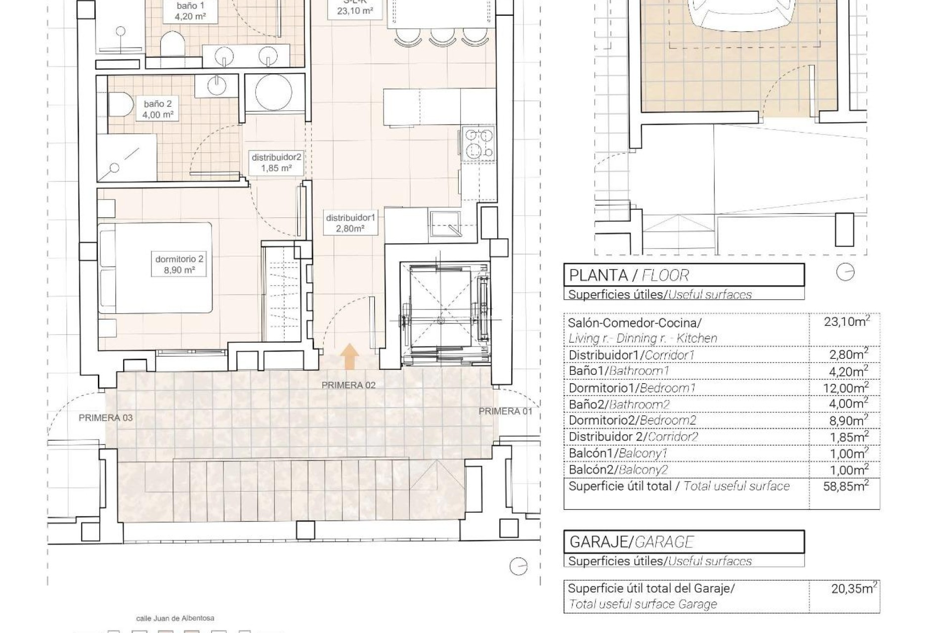 New Build - Apartment / flat - Hondón de las Nieves - Pueblo