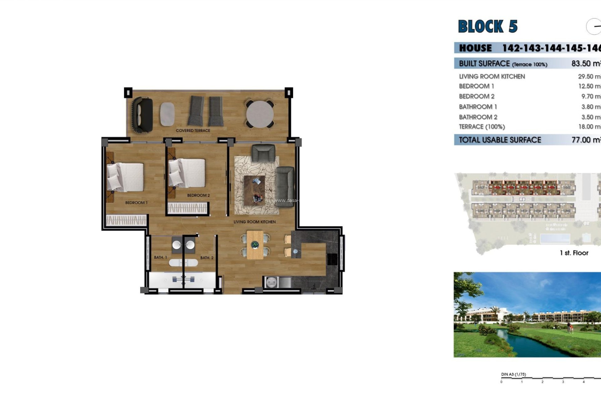New Build - Apartment / flat - Los Alcázares - La Serena Golf