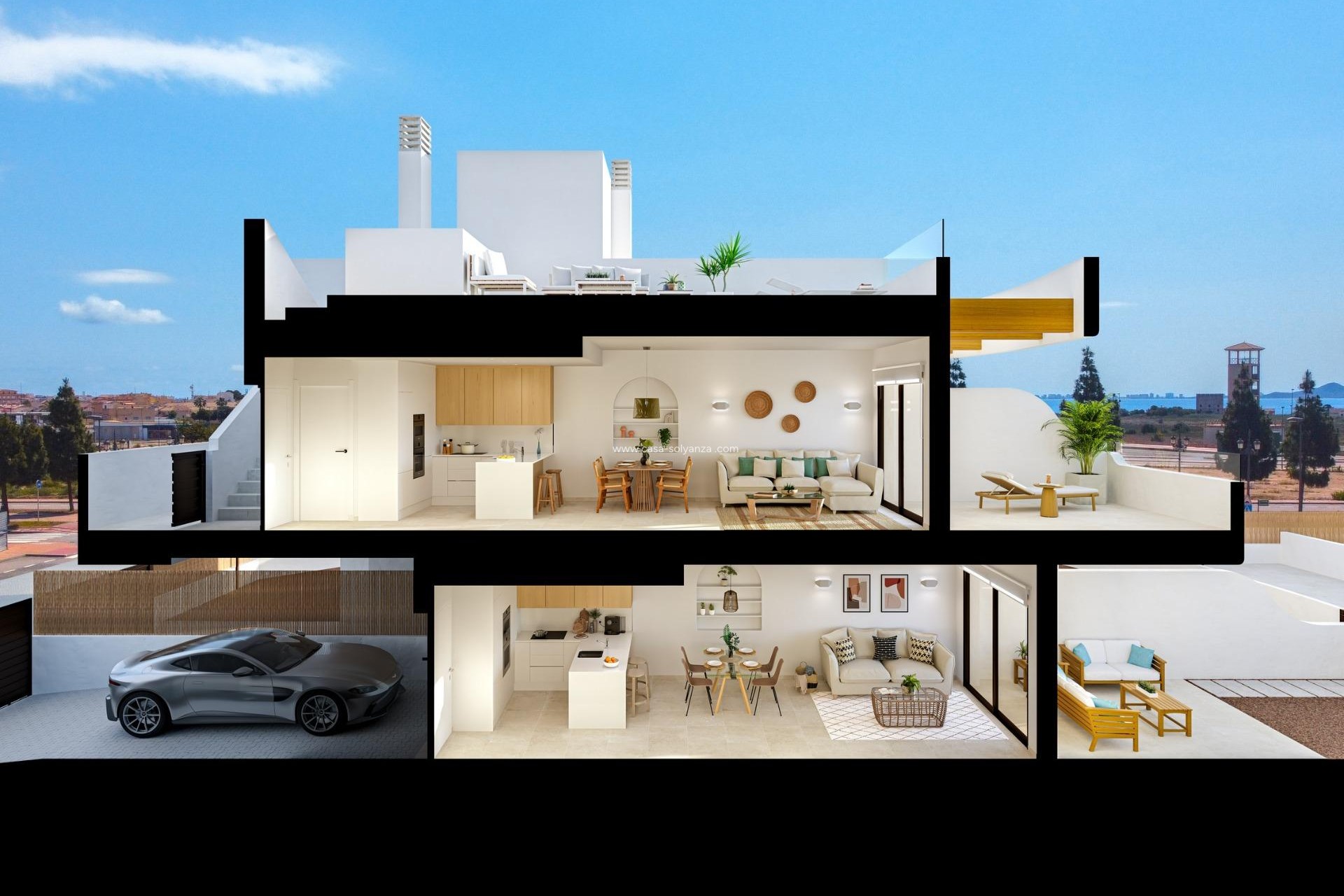 New Build - Apartment / flat - Los Alcázares - La Serena Golf