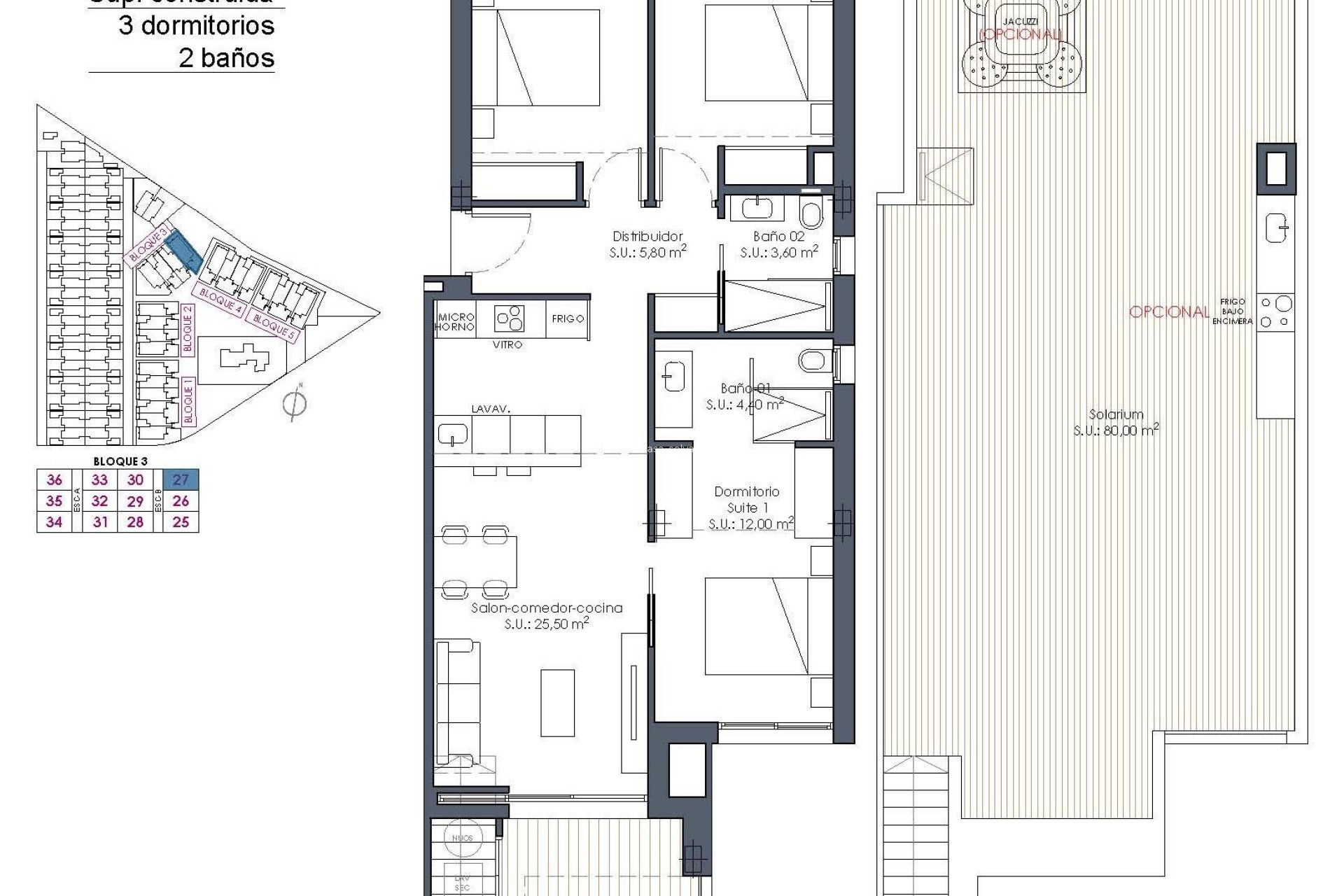 New Build - Apartment / flat - Los Alcázares - Serena Golf