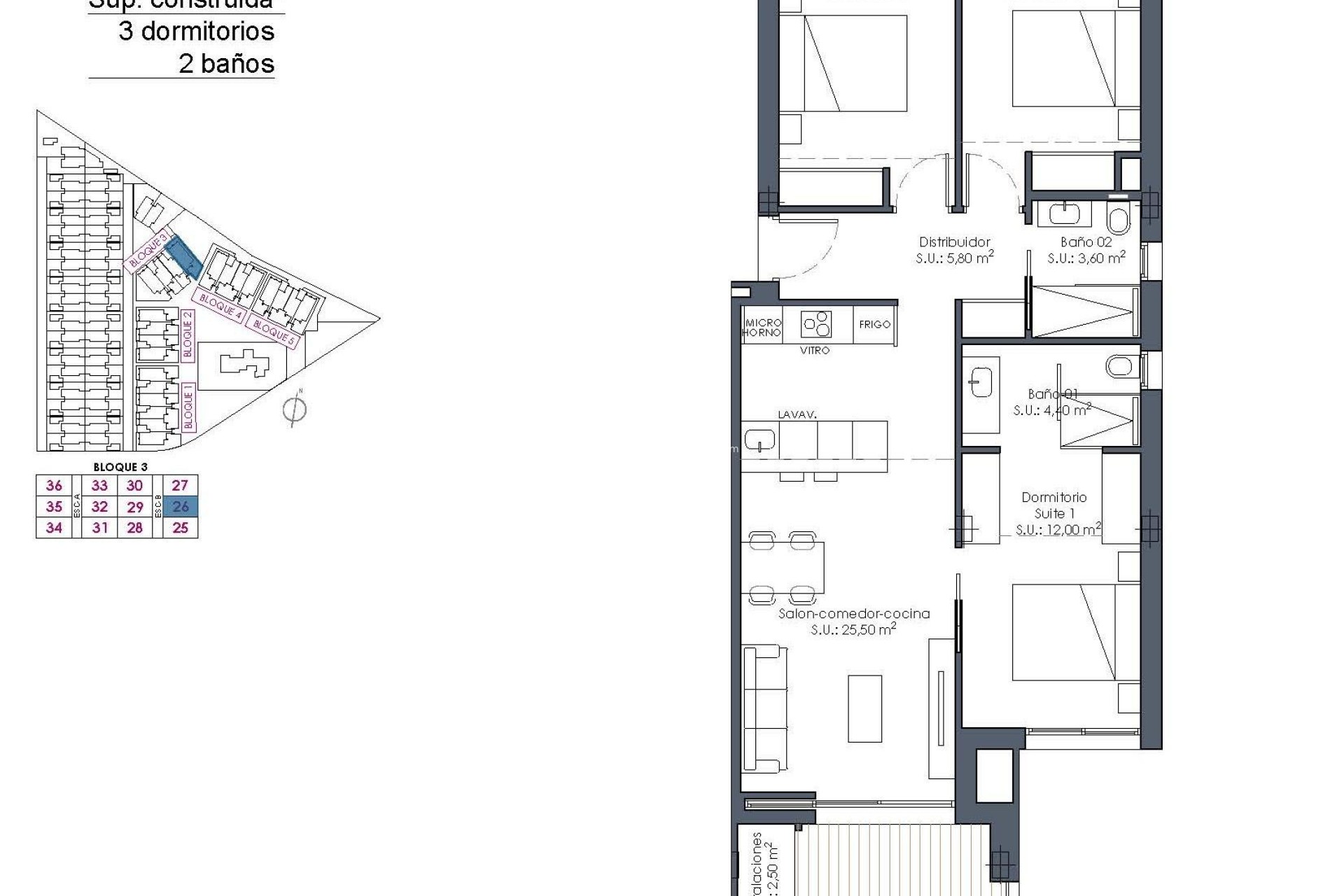 New Build - Apartment / flat - Los Alcázares - Serena Golf