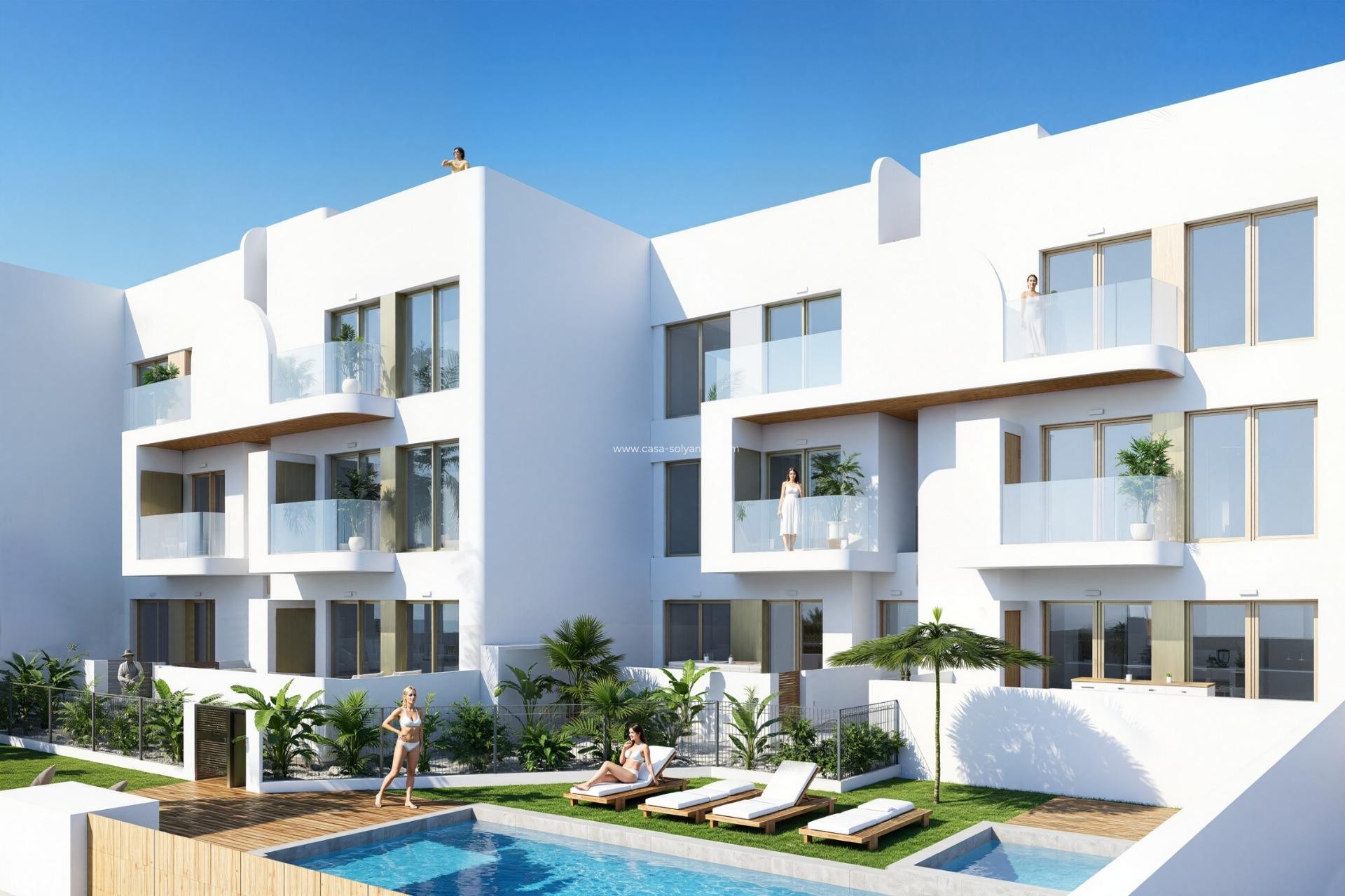 New Build - Apartment / flat - Los Alcázares - Serena Golf