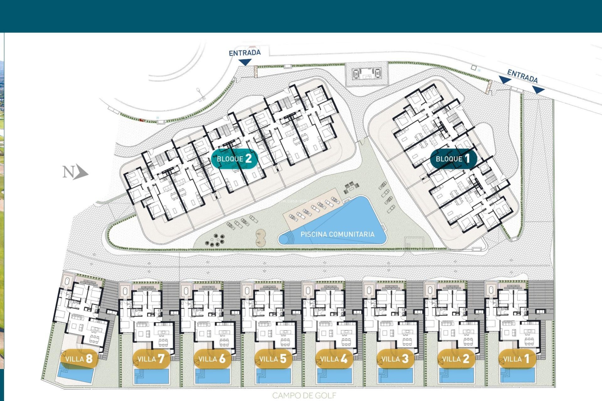 New Build - Apartment / flat - Los Alcázares - Serena Golf