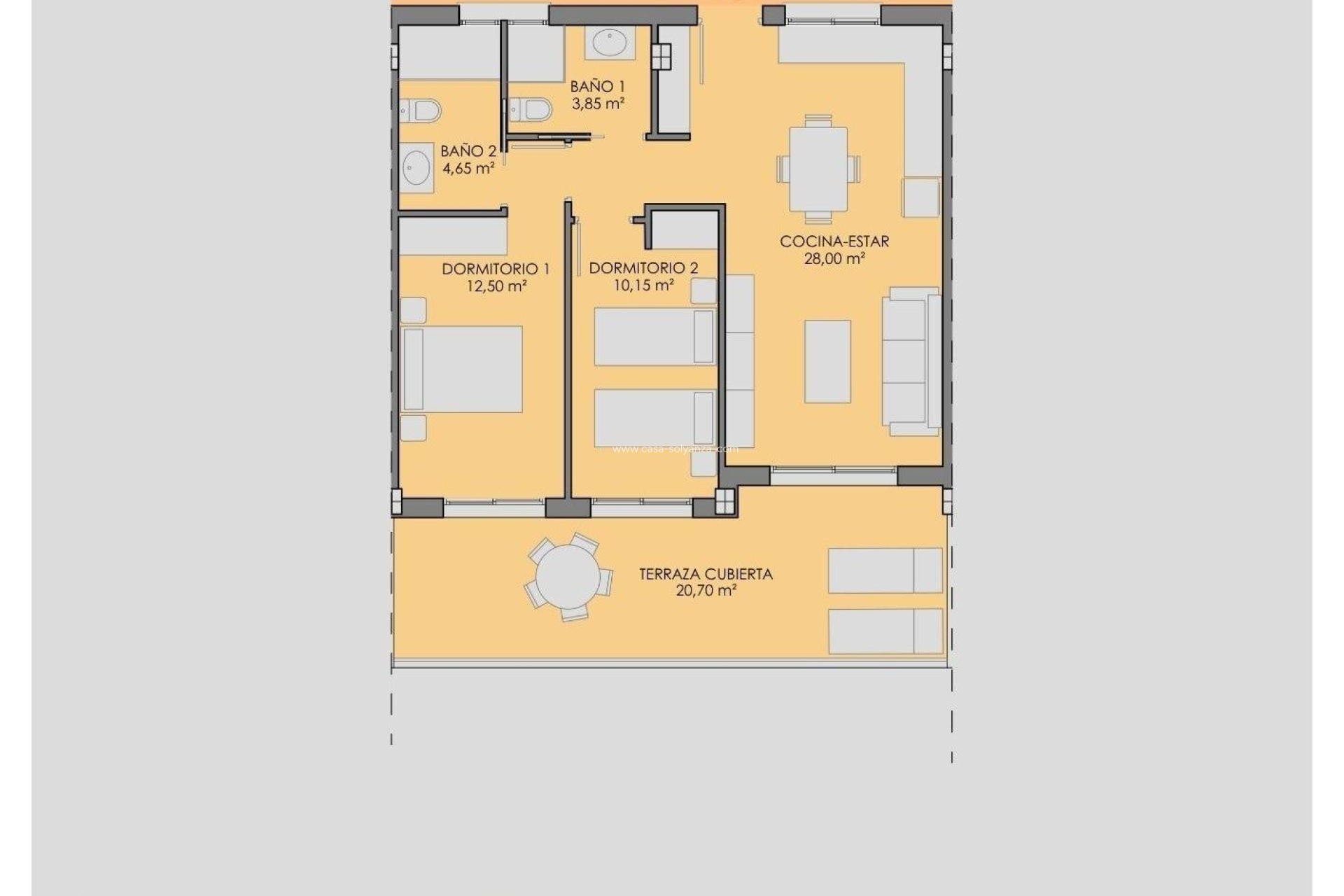 New Build - Apartment / flat - Los Alcázares - Serena Golf