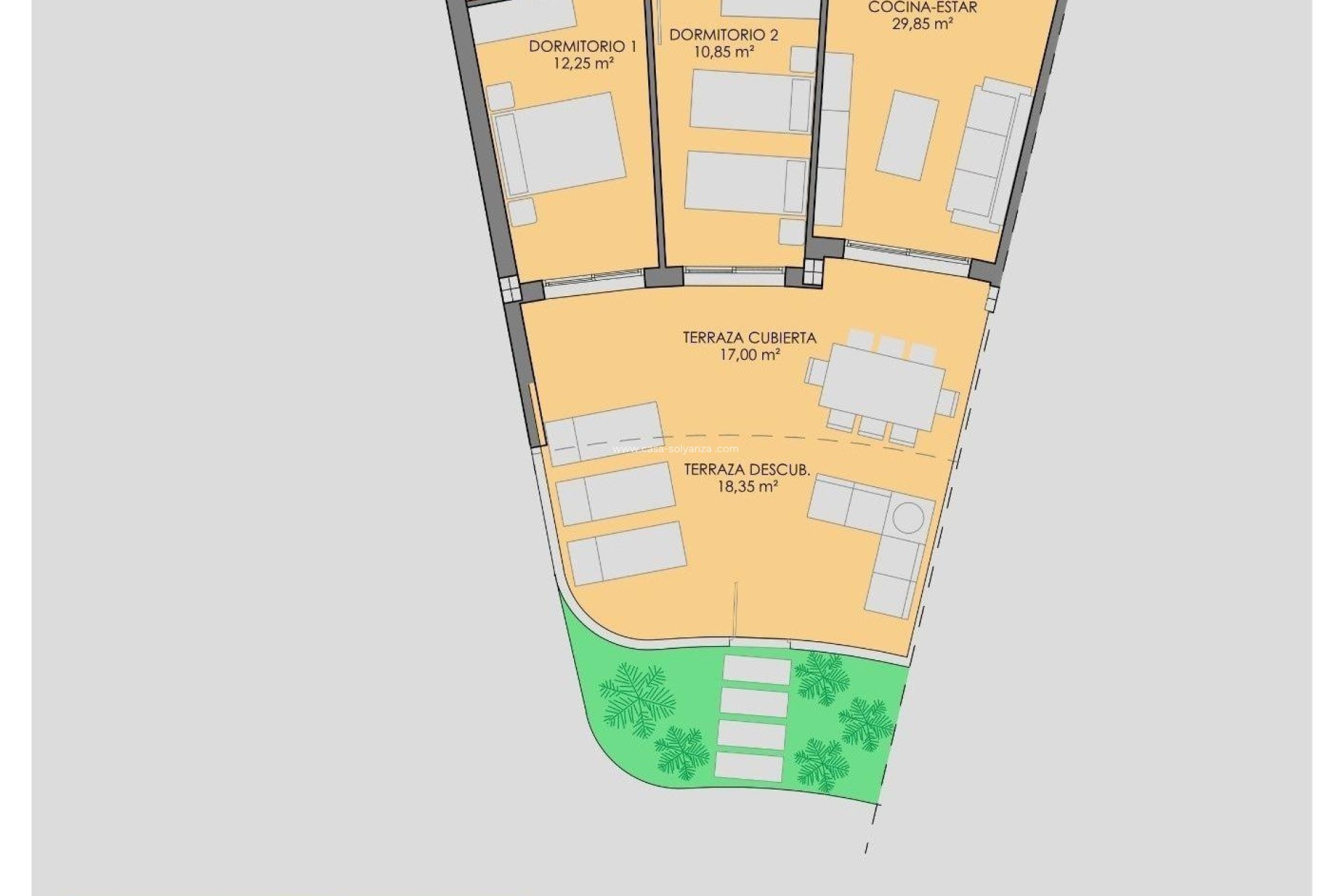 New Build - Apartment / flat - Los Alcázares - Serena Golf