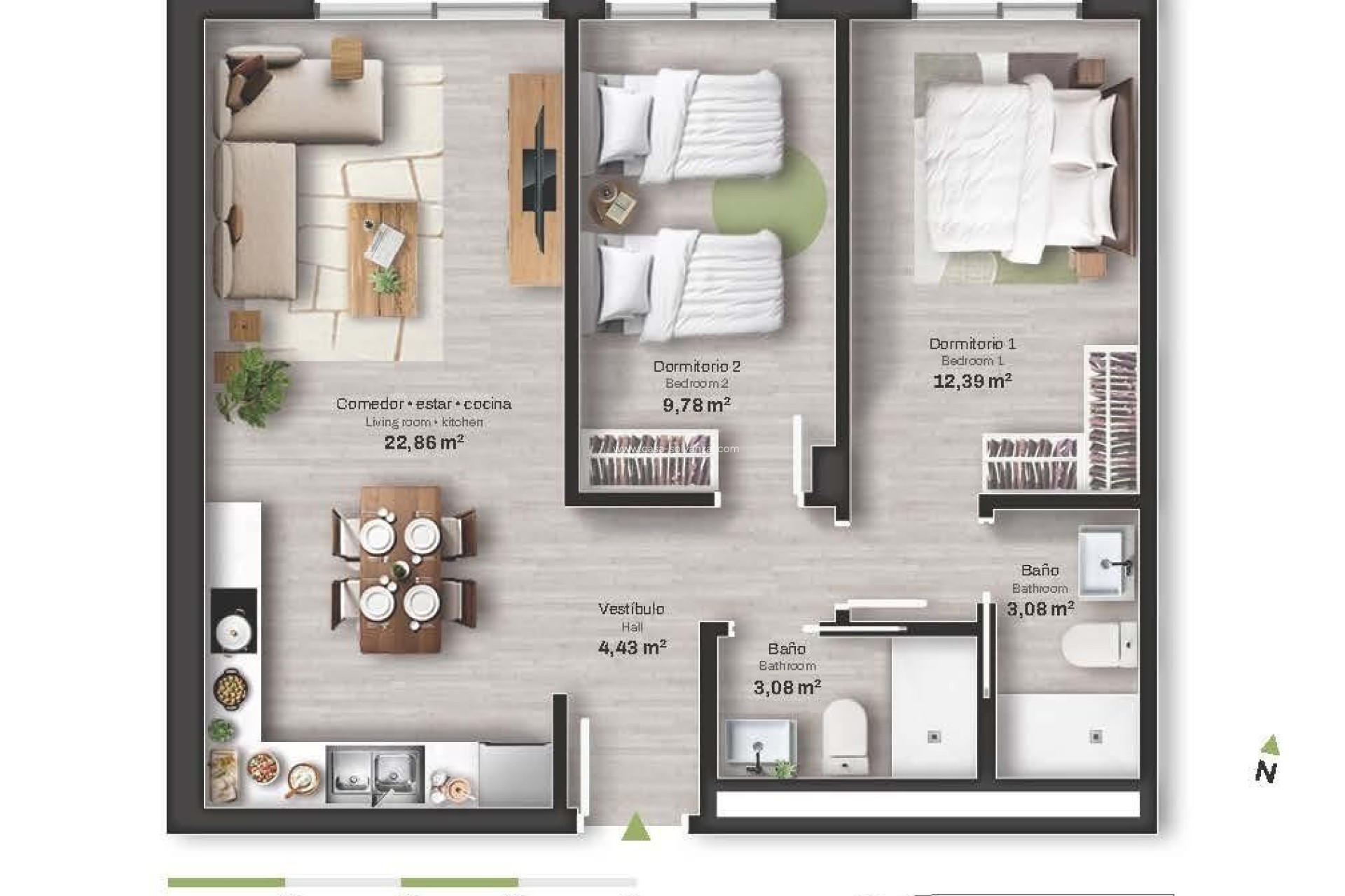 New Build - Apartment / flat - Mojacar - Descargador
