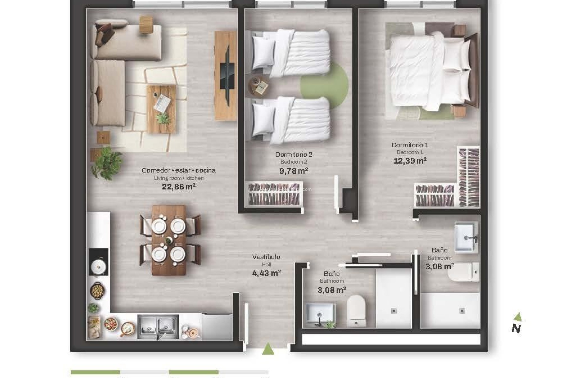 New Build - Apartment / flat - Mojacar - Descargador