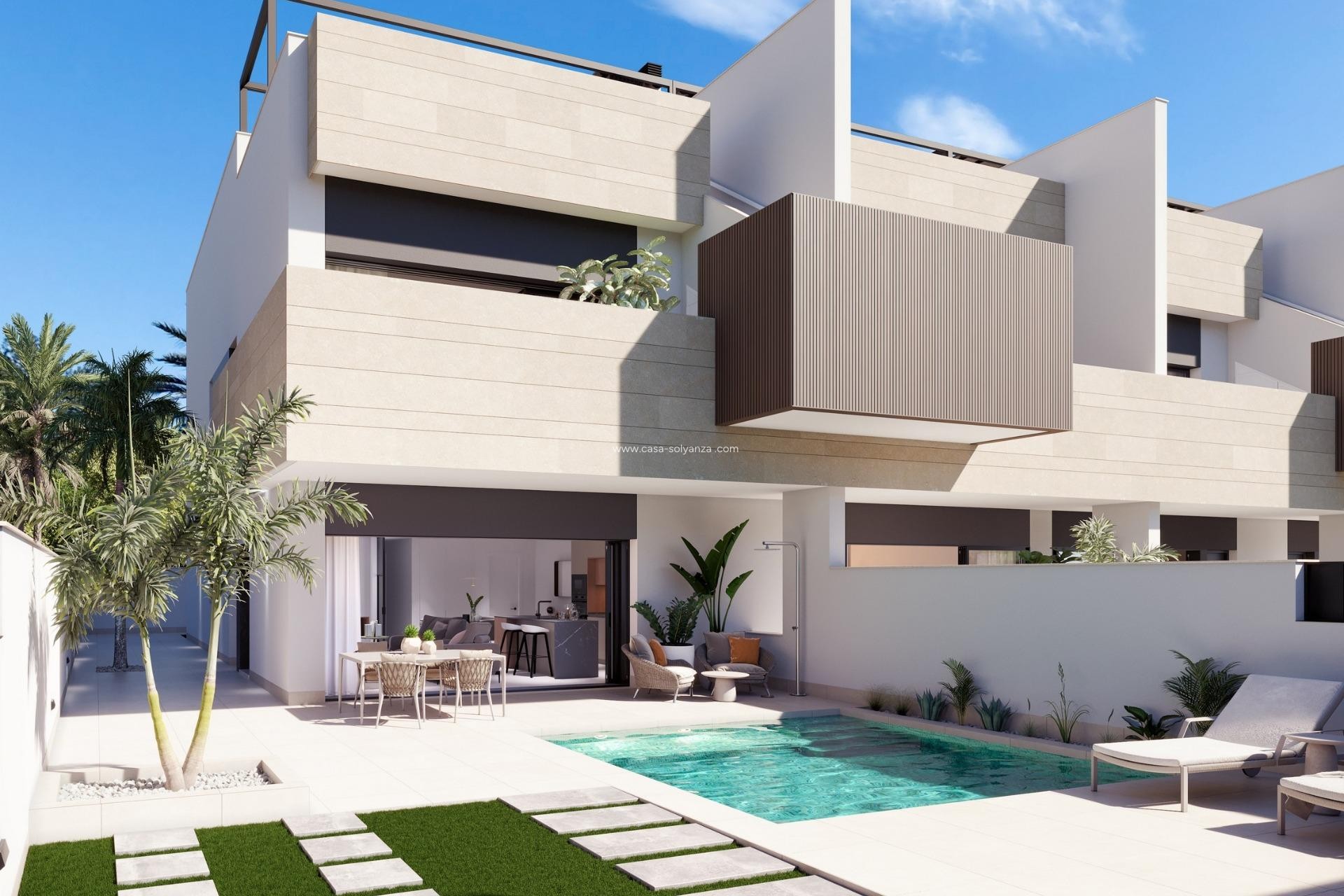 New Build - Bungalow - Pilar de la Horadada - parques de Andromeda