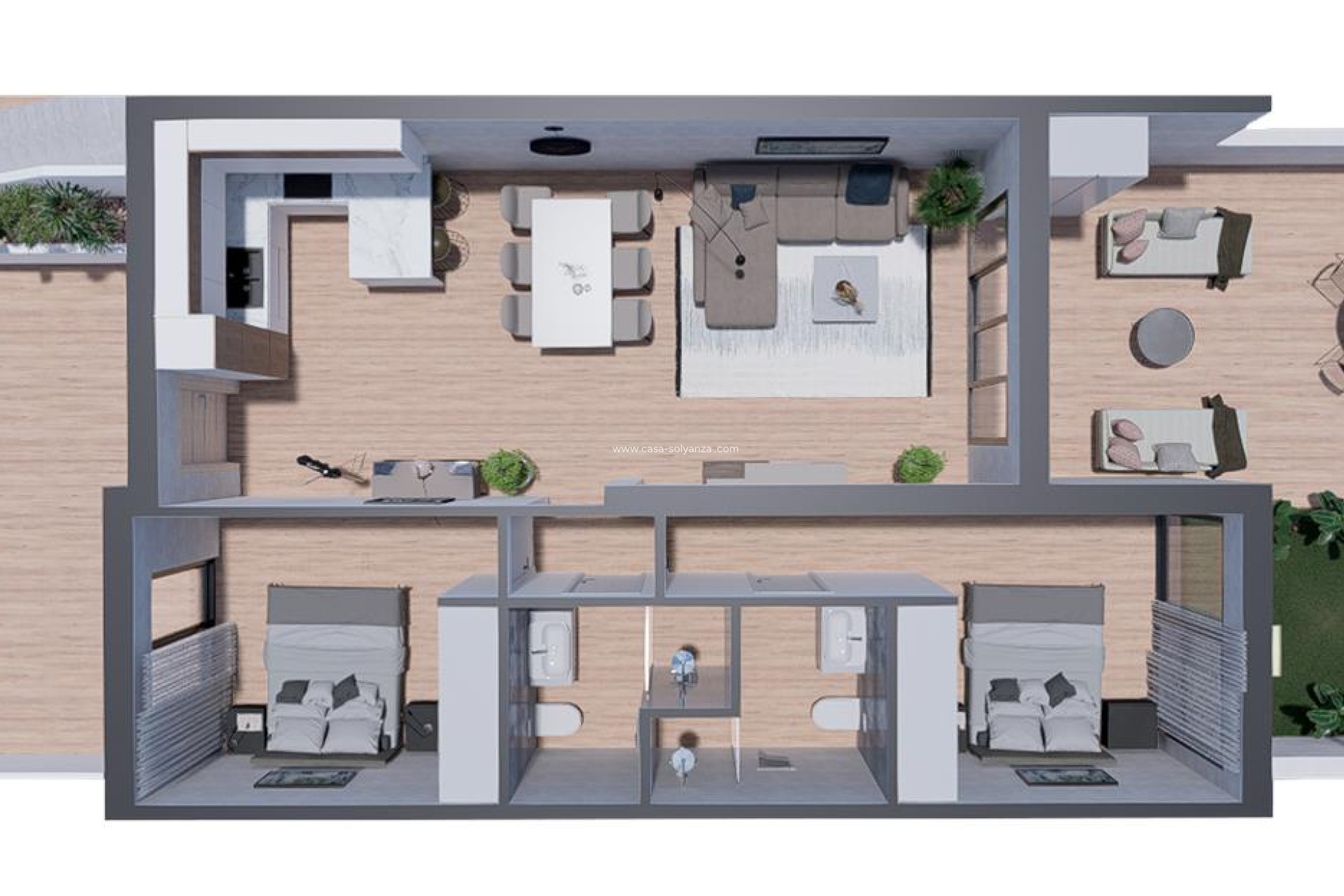 New Build - Bungalow - Torrevieja - Los Balcones