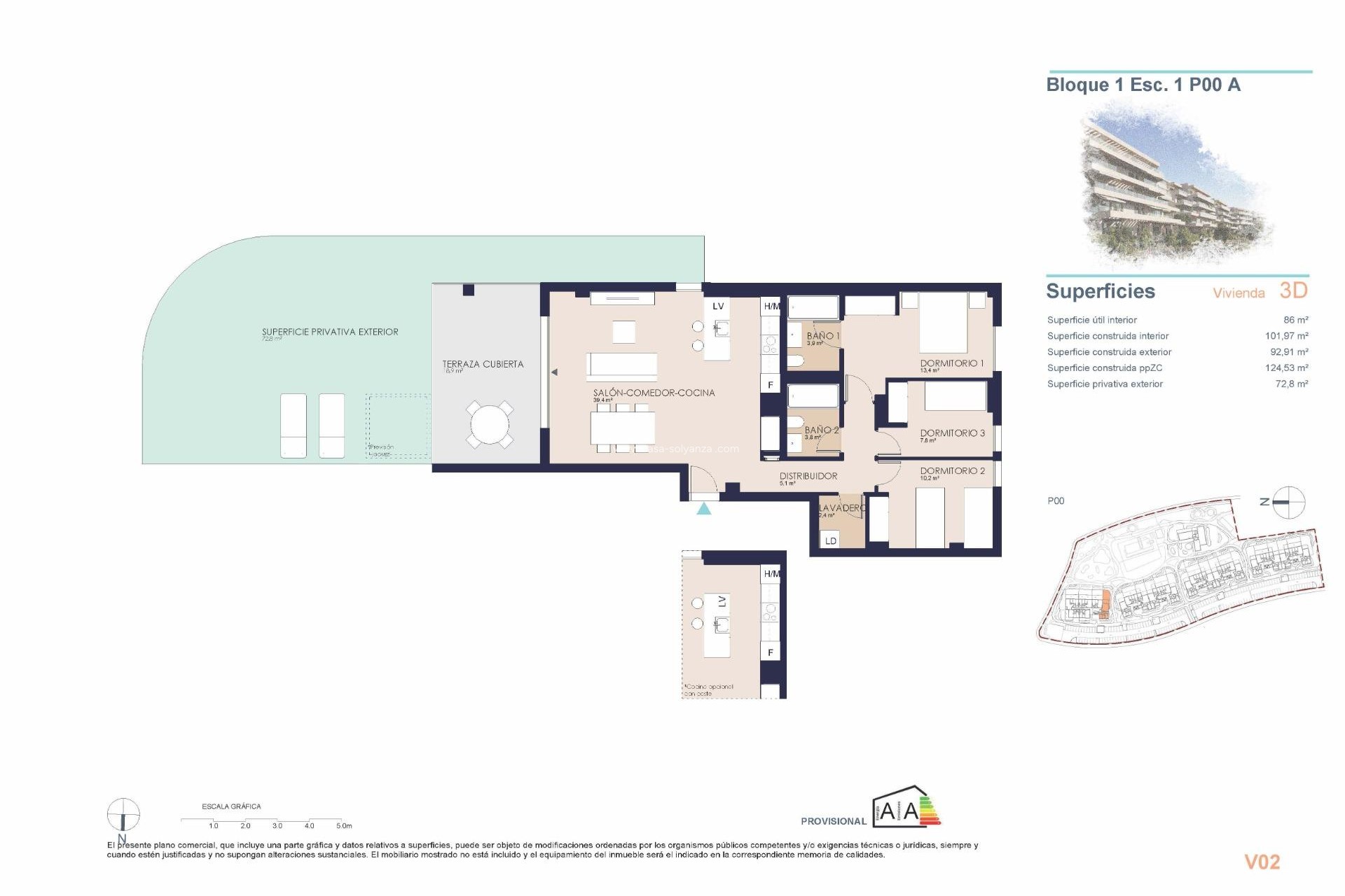 New Build - Ground floor apartment - Denia - Playa de La Almadraba