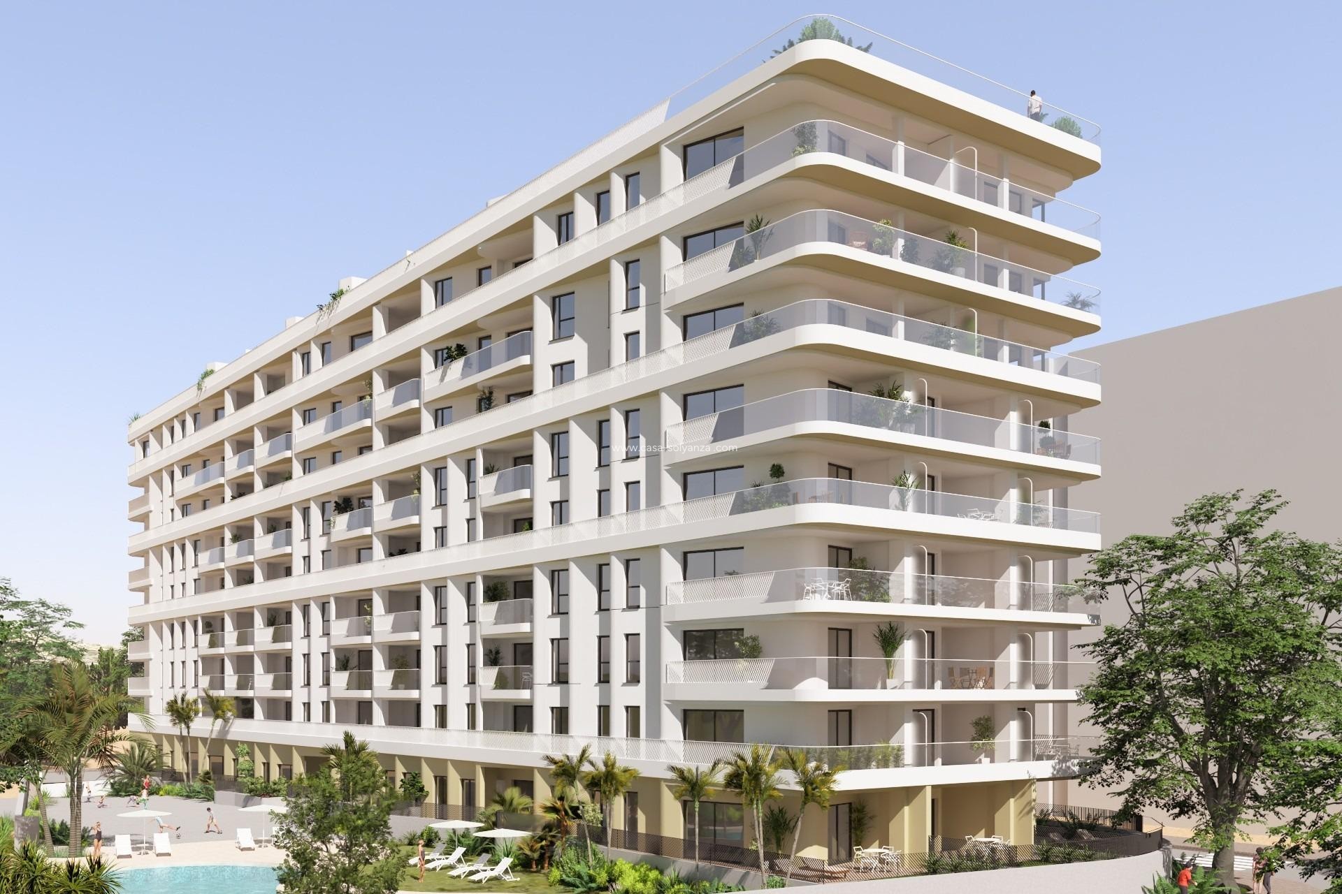 New Build - Ground floor apartment - Villajoyosa - La Tellerola