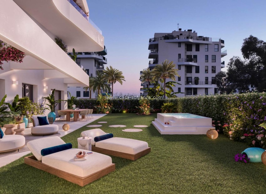 New Build - Ground floor apartment - Villajoyosa - Playa del Torres