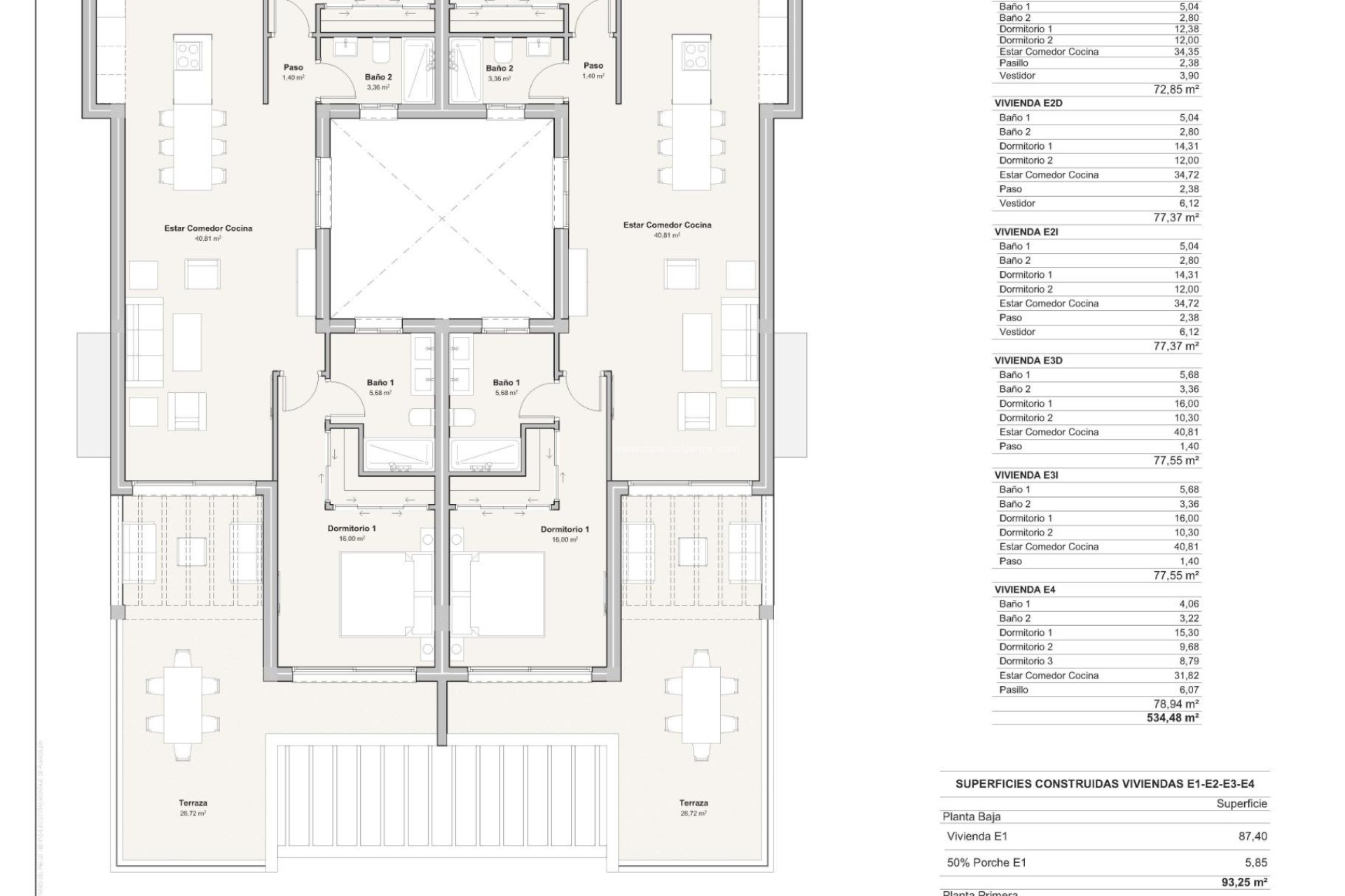 New Build - Semi penthouse - Mojacar - Playa De Macenas