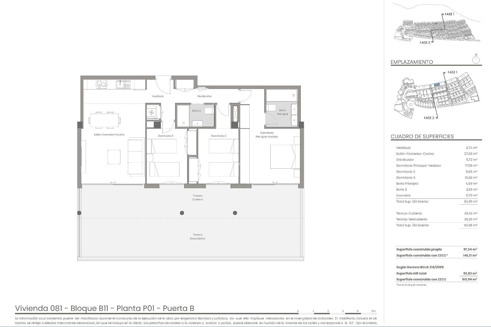 New Build - Top Floor Bungalow - Mojacar - Playa Macenas (Mojácar)