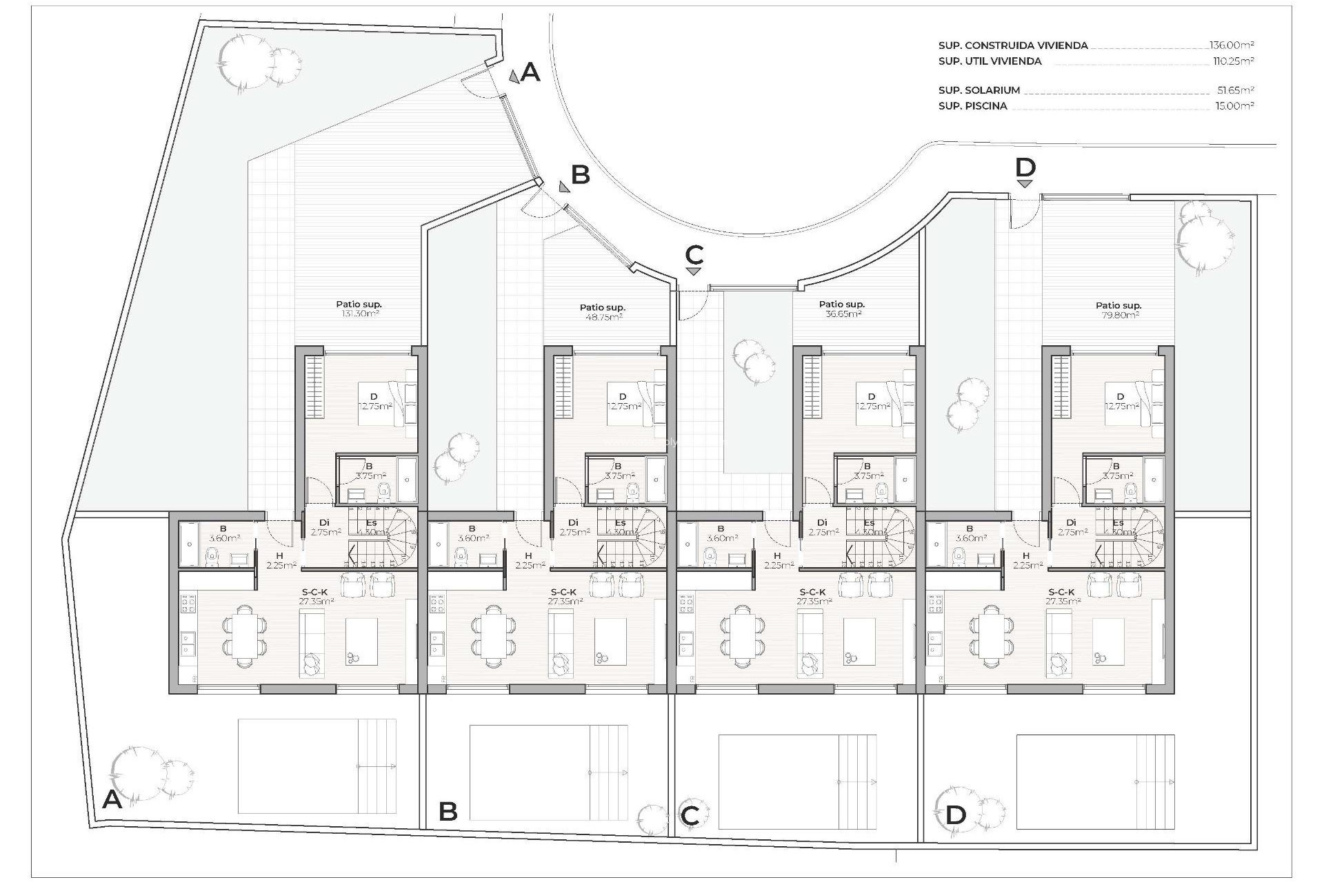 New Build - Townhouse - Mazarron - Country Club