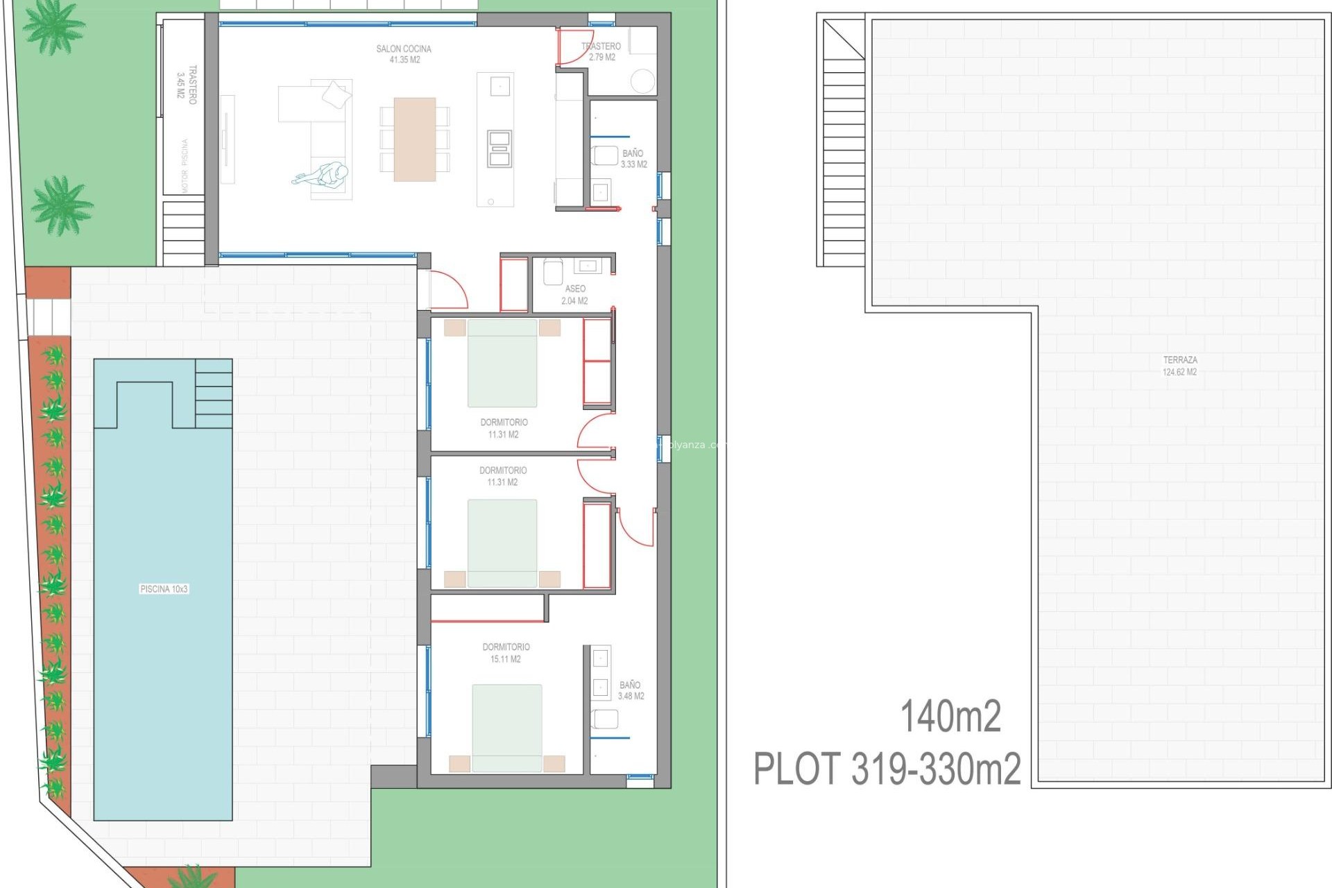 New Build - Villa - San javier - Parque del doce