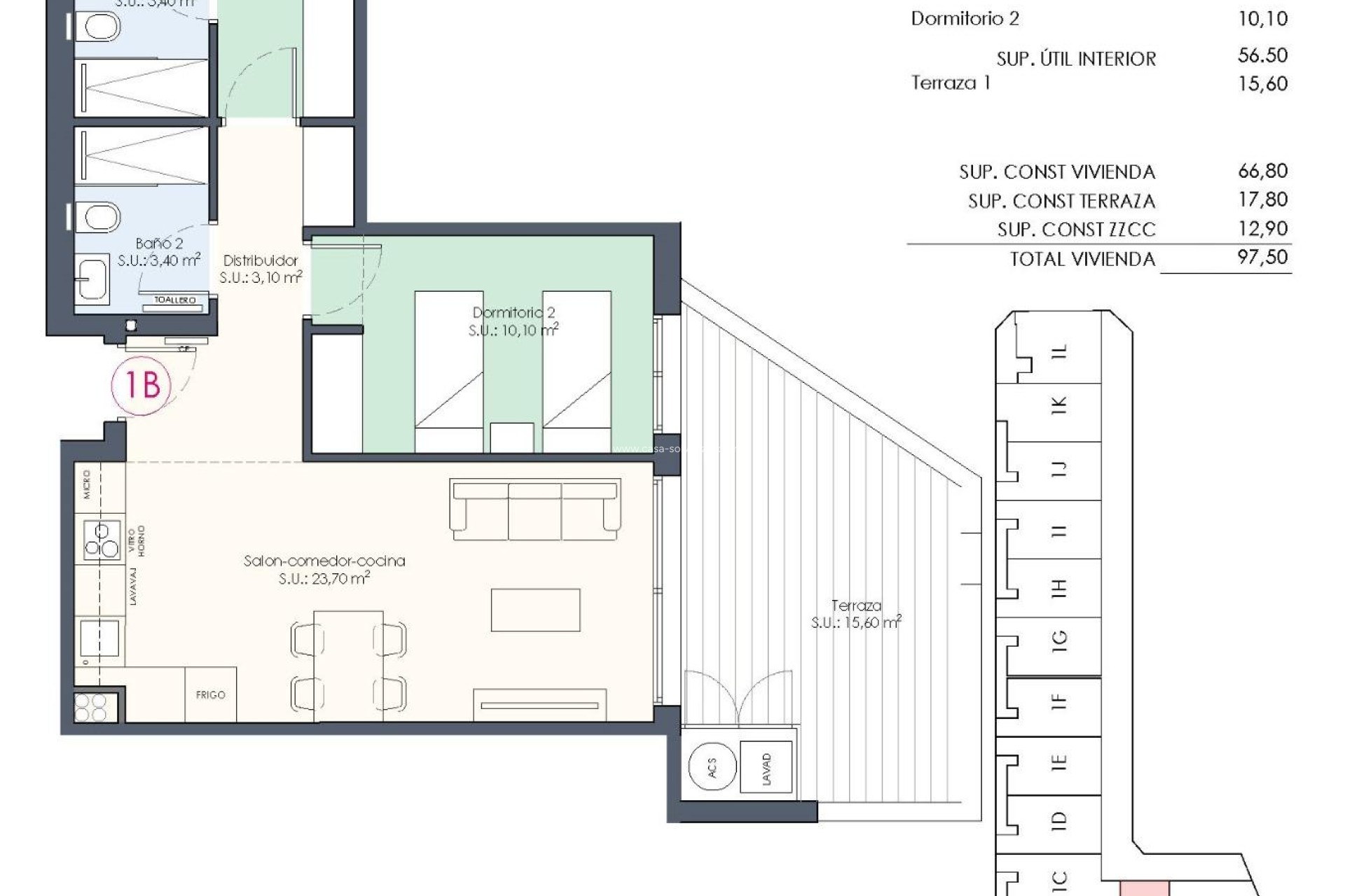 Nieuwbouw Woningen - Appartement / flat - Benijofar - Pueblo