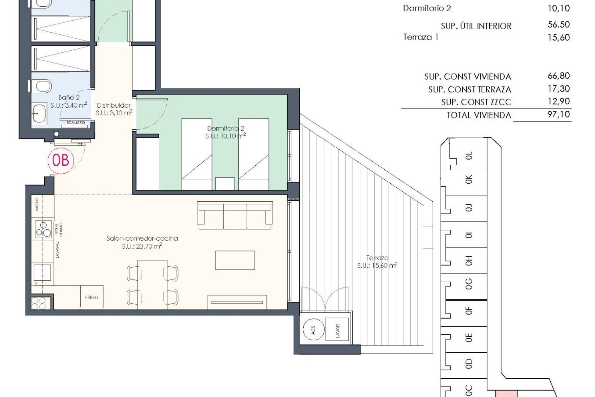 Nieuwbouw Woningen - Appartement / flat - Benijofar - Pueblo