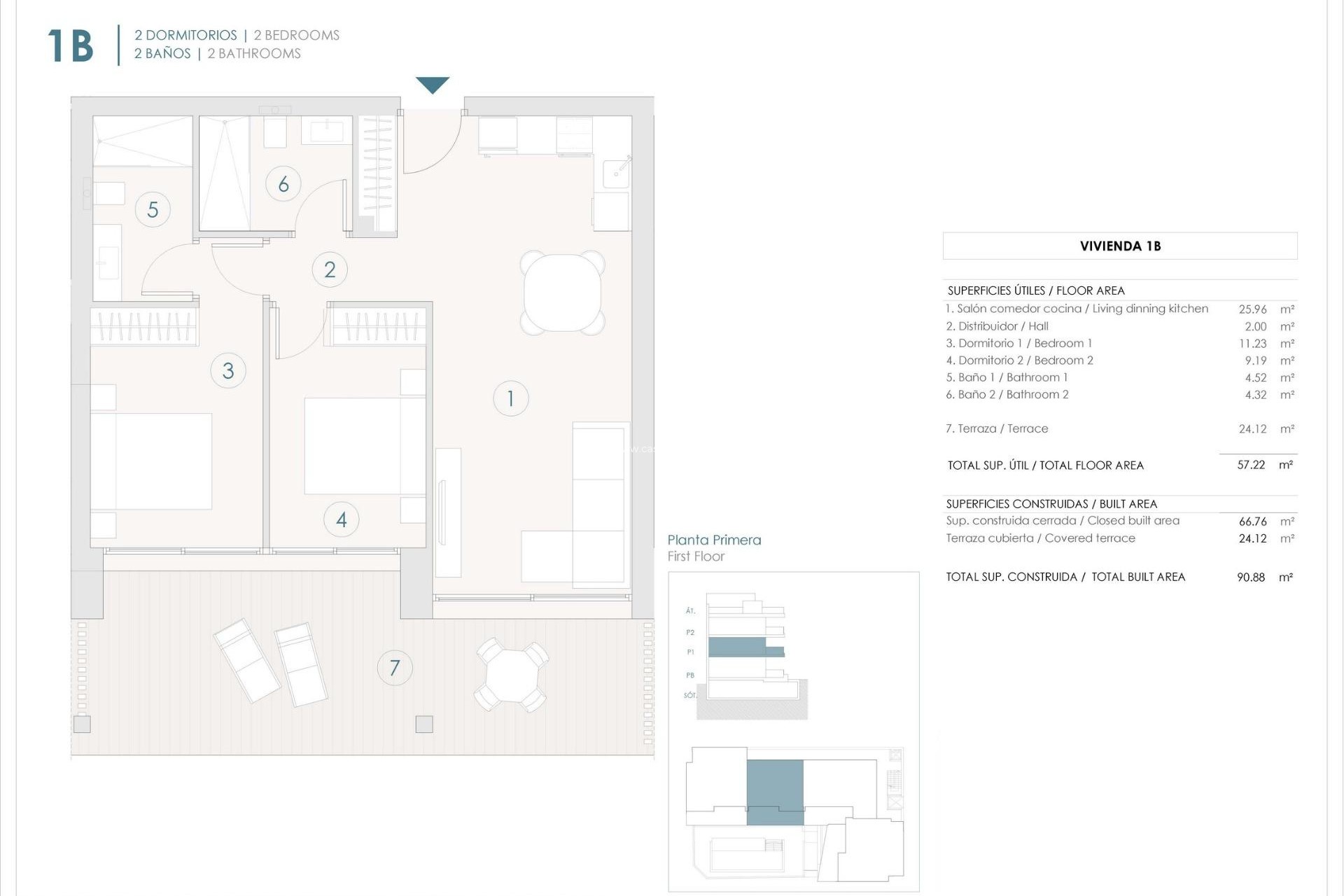 Nieuwbouw Woningen - Appartement / flat - Benijofar - Pueblo