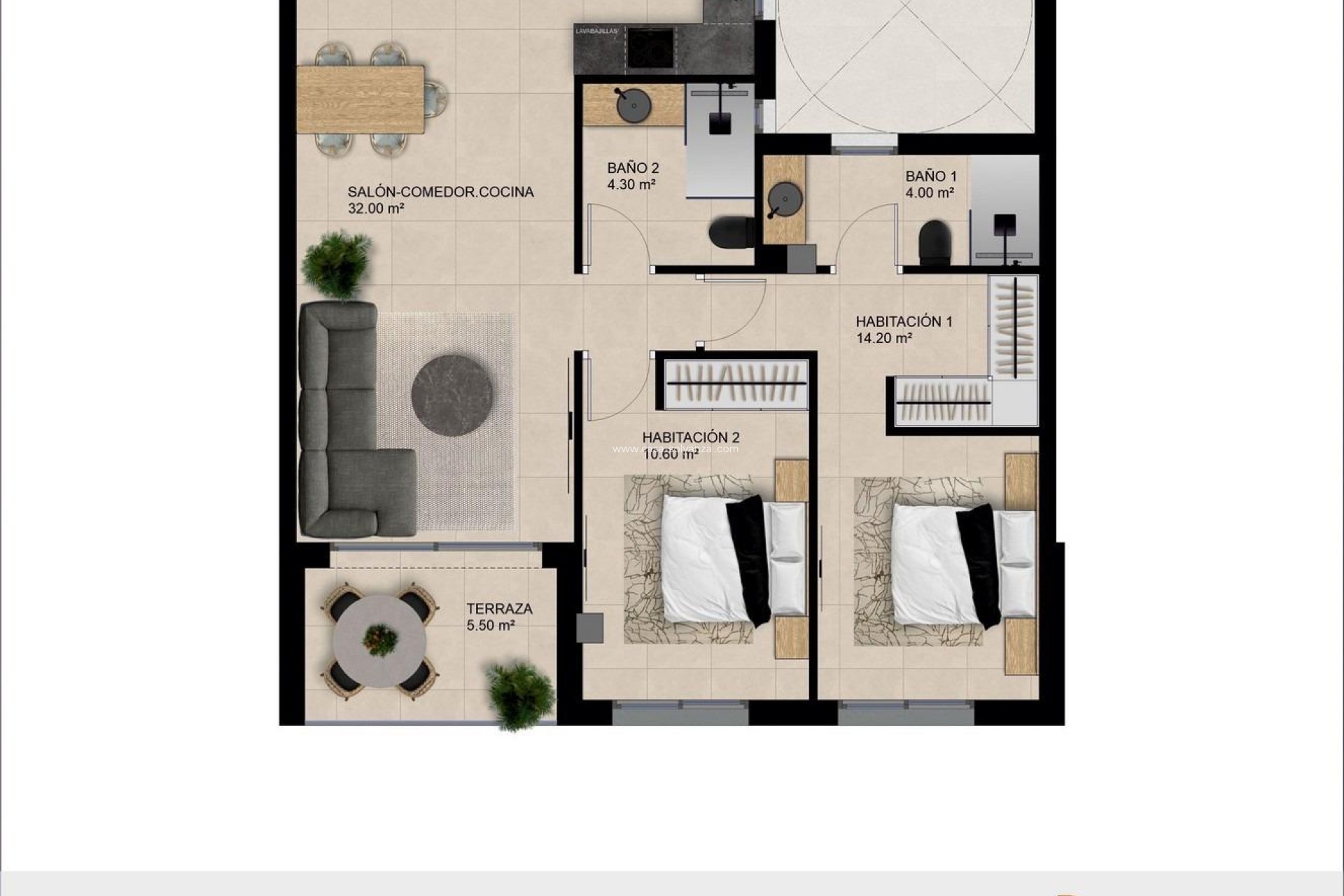 Nieuwbouw Woningen - Appartement / flat - Catral - pueblo